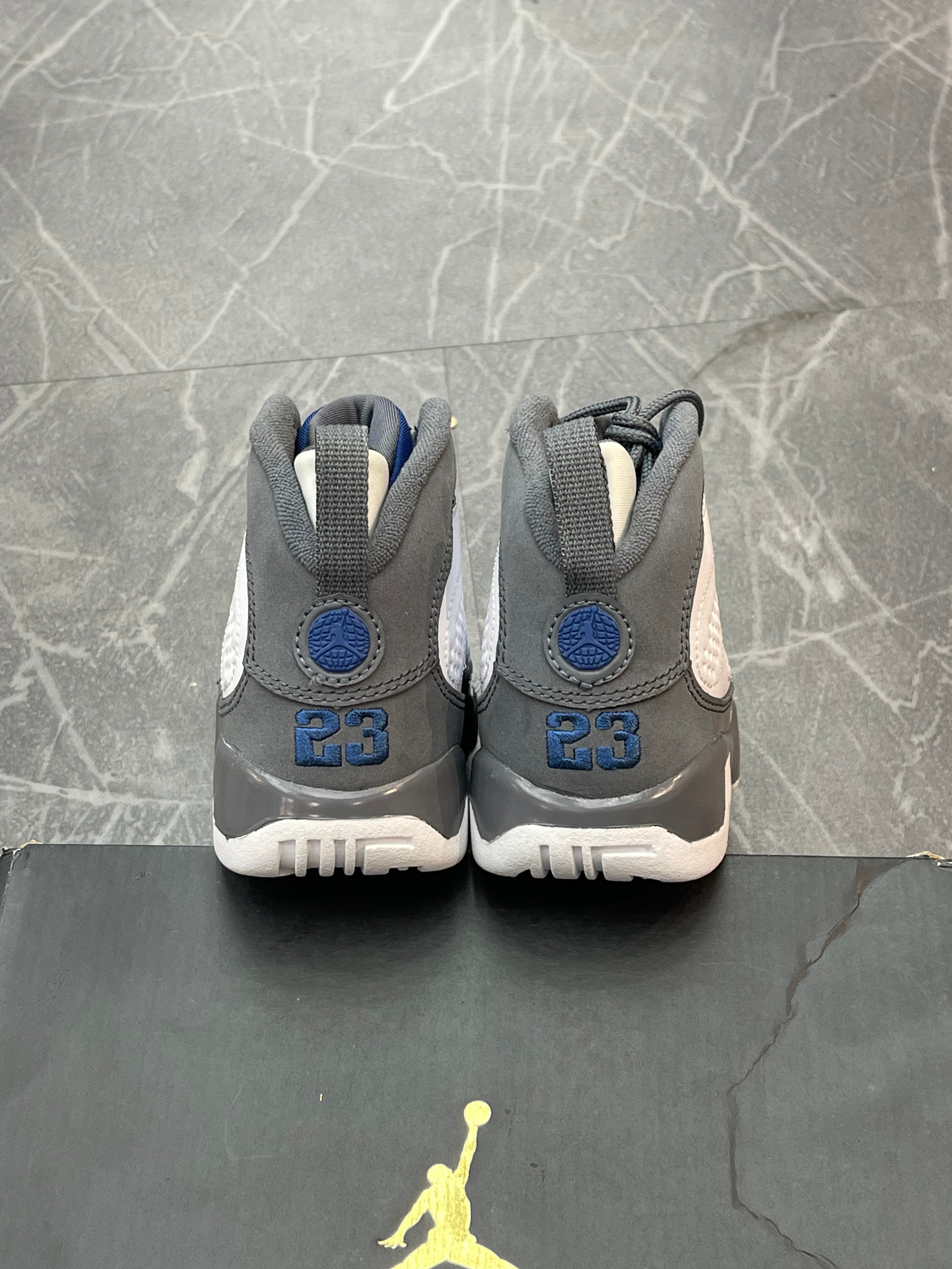 Jordan 9 “Flint Grey French Blue” (PS)