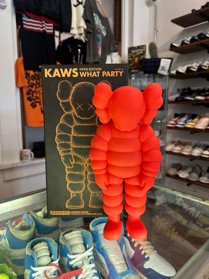 KAWS What Party Vinyl Figure “Orange”