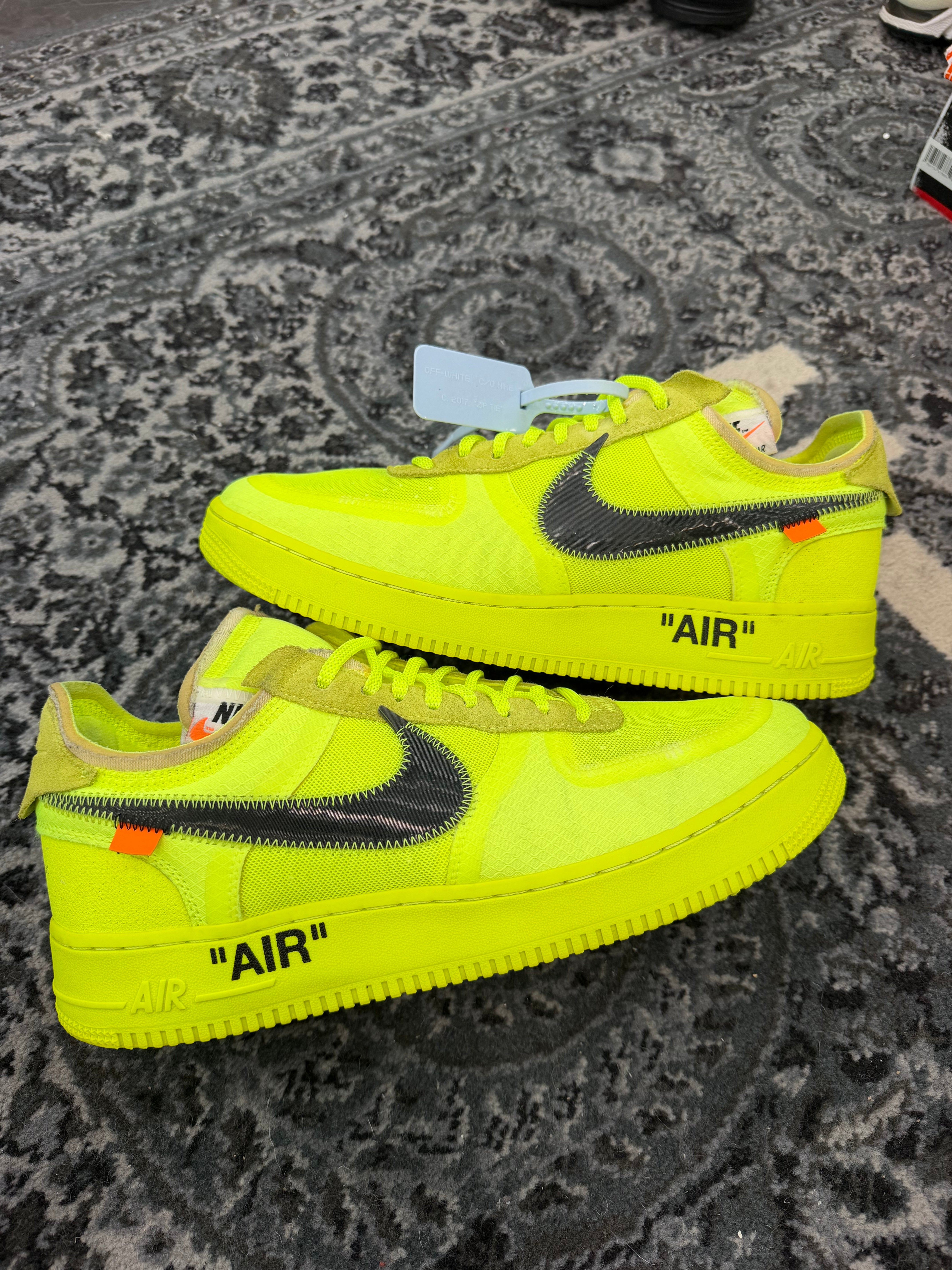Nike Air Force 1 Low x Off White “Volt”