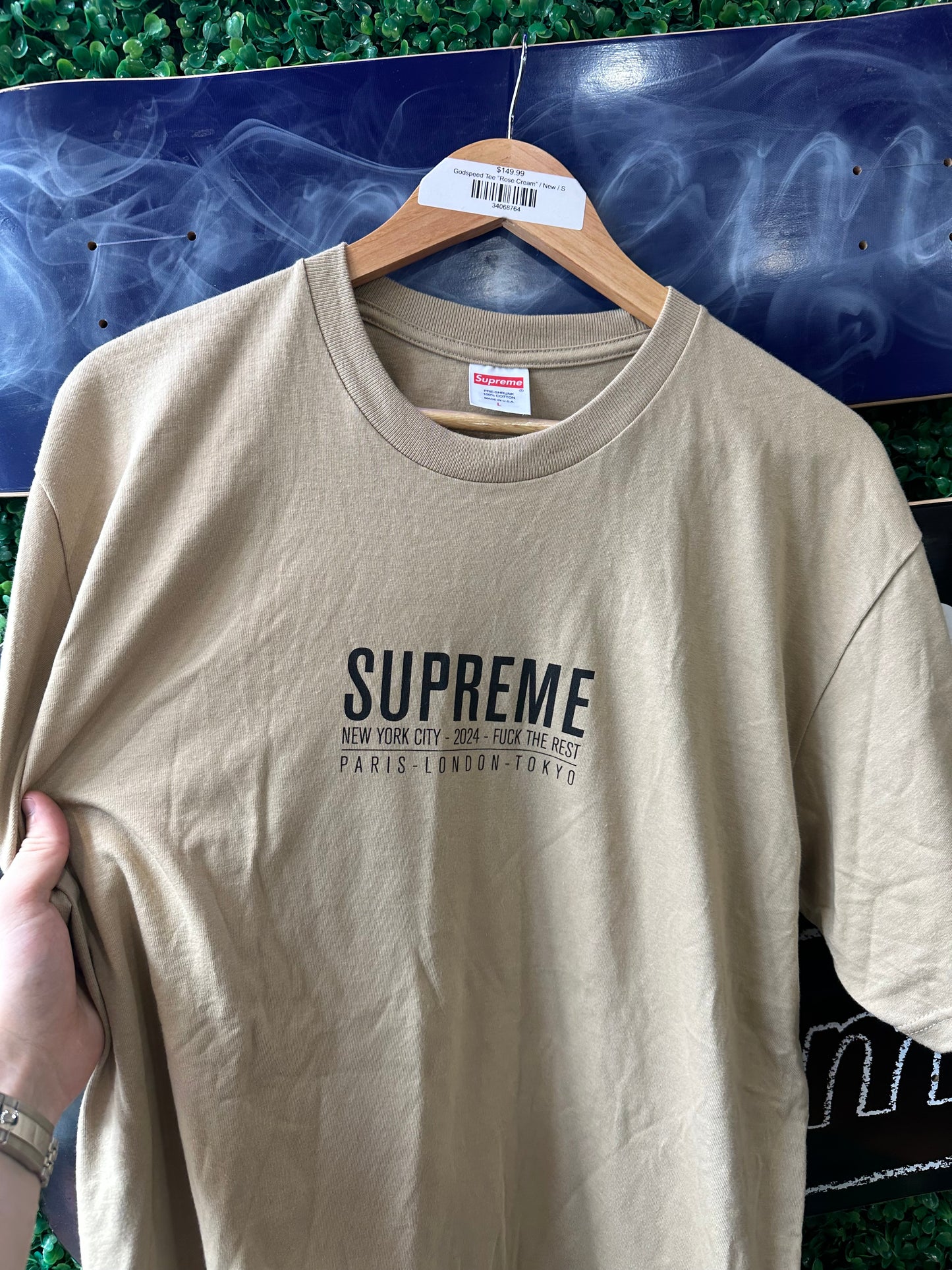 Supreme Tee “NYC Beige 2024”
