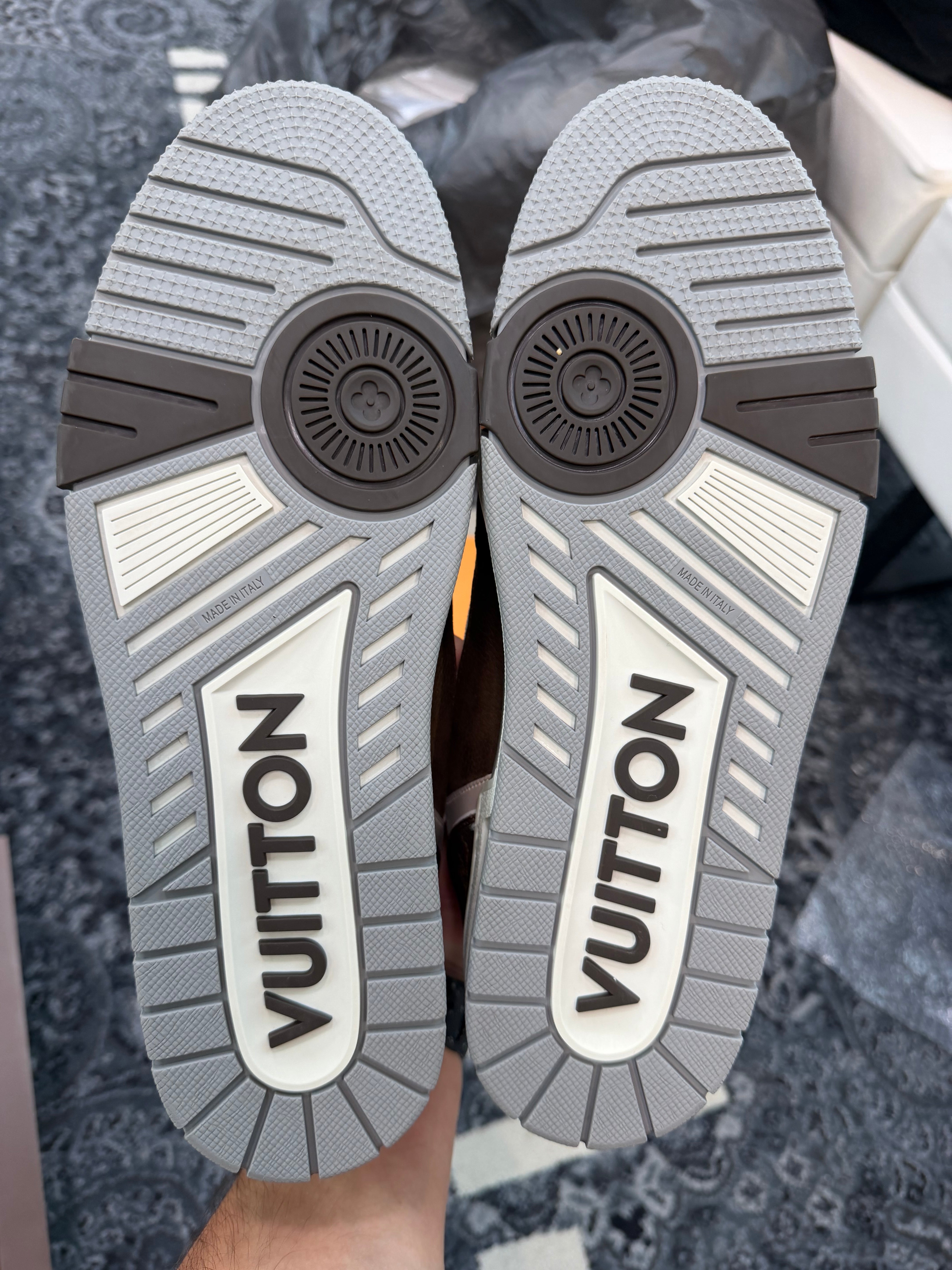 Louis Vuitton Trainer “Brown Beige White”