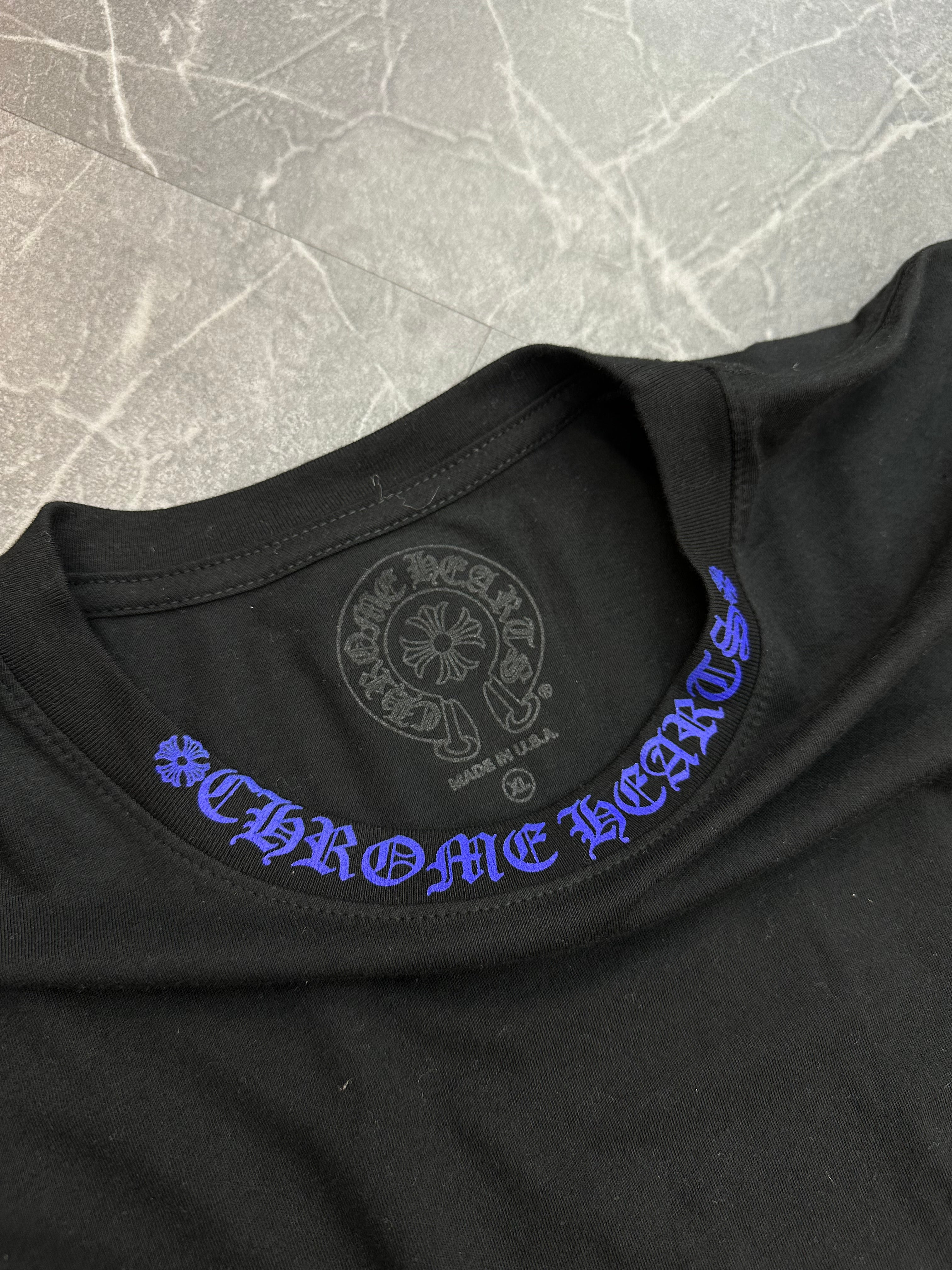 Chrome Hearts 1988 Neck Logo Long Sleeve Blue