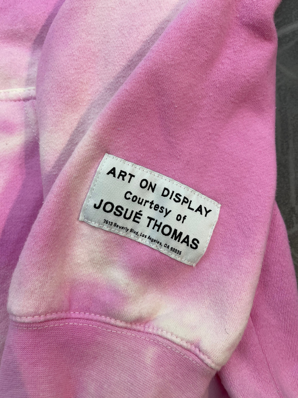 Gallery Dept. Gallery Dept Sunfaded Centered Logo Hoodie Pink (Size XXL) - Image 2