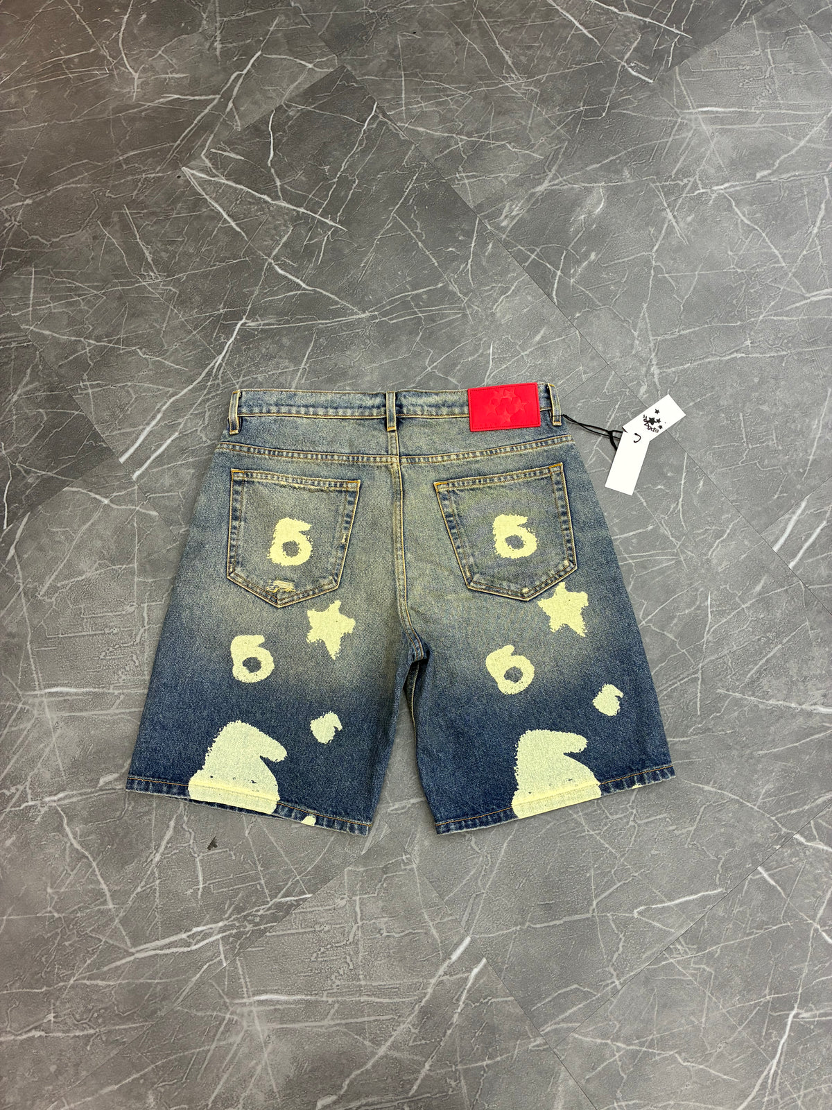 Sp5der Beluga Denim Short