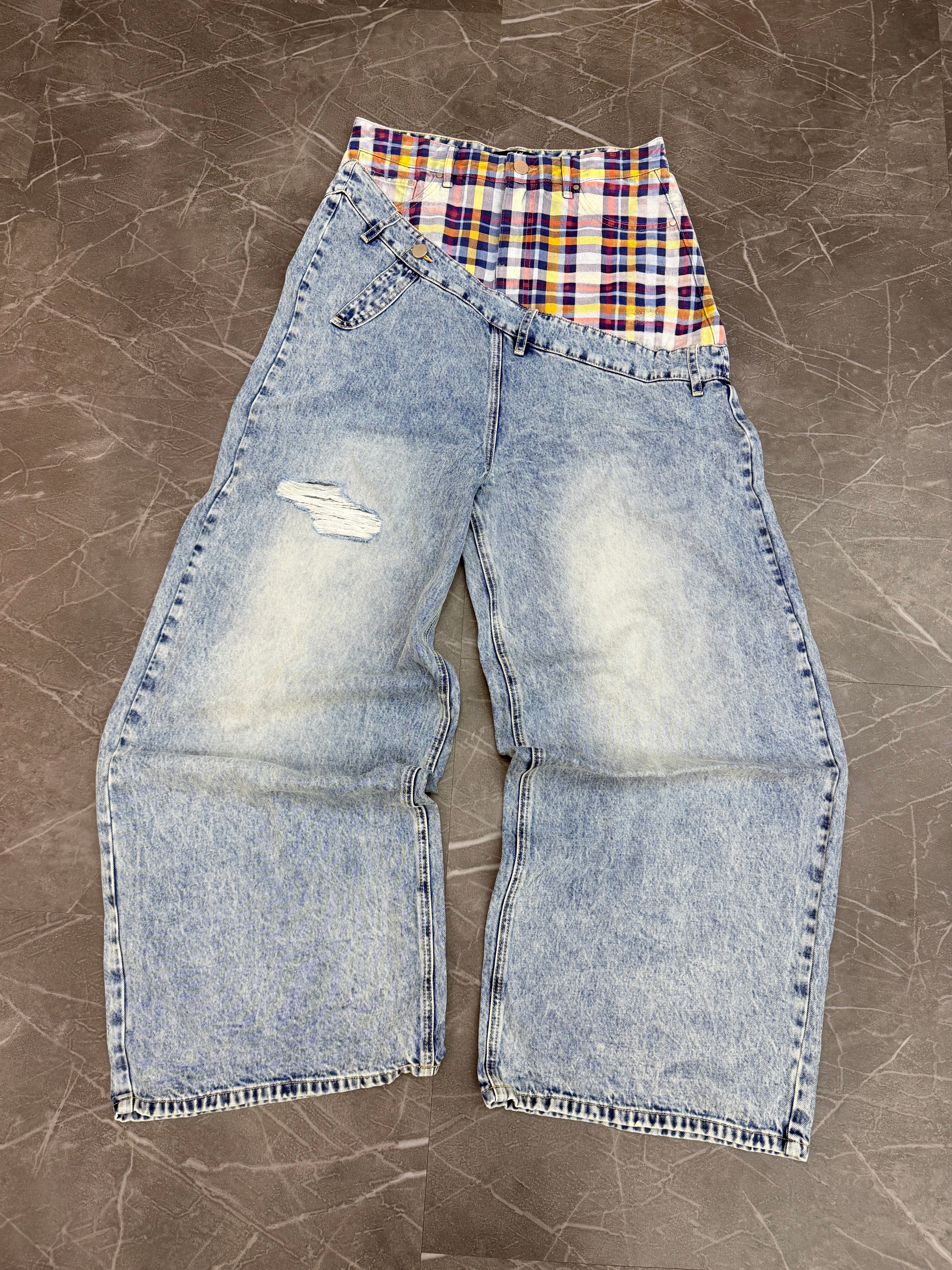 Misfit Mania Slanted Runway Denim