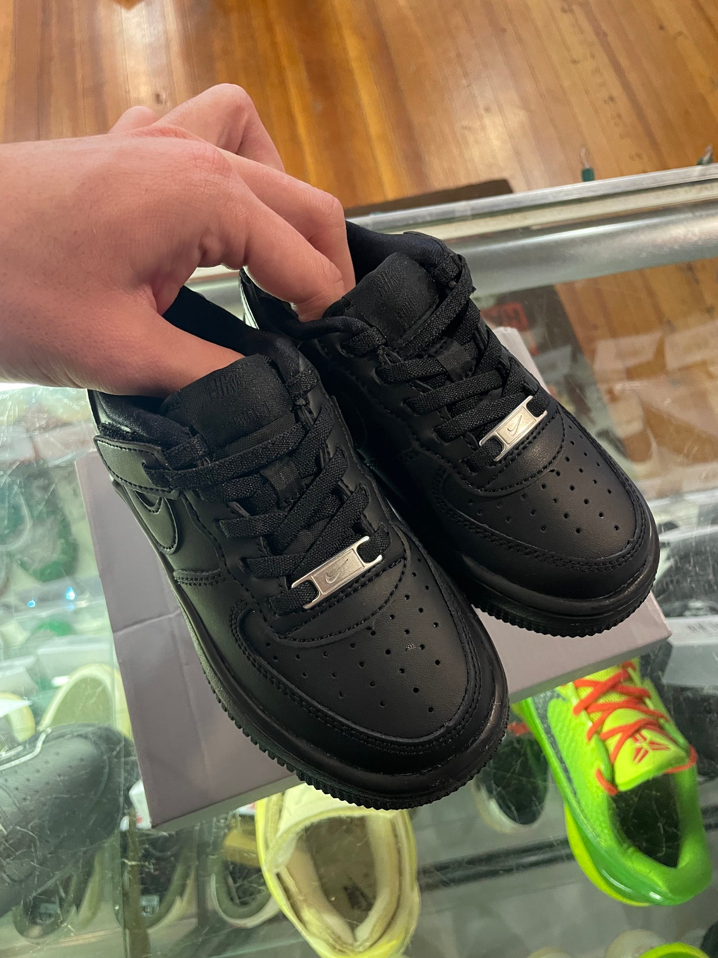 Nike Air Force 1 “Black” Toddler