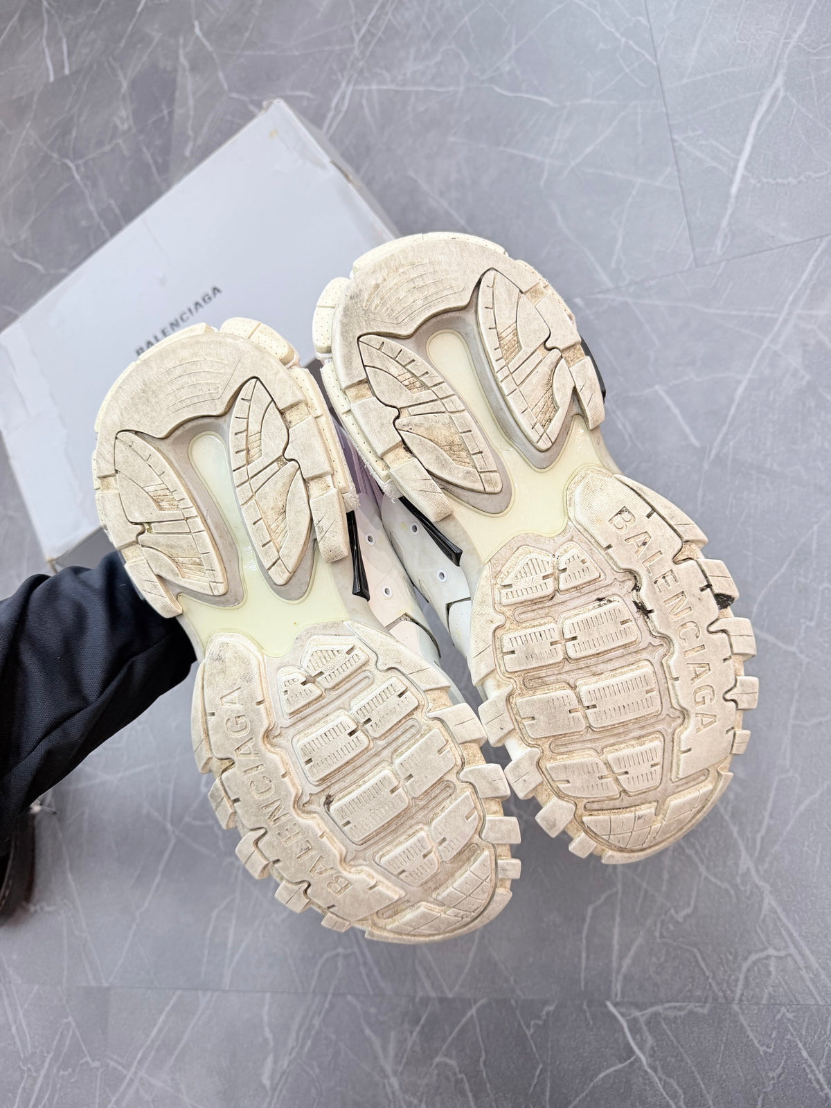 Balenciaga LED Track Runner Grey White Black