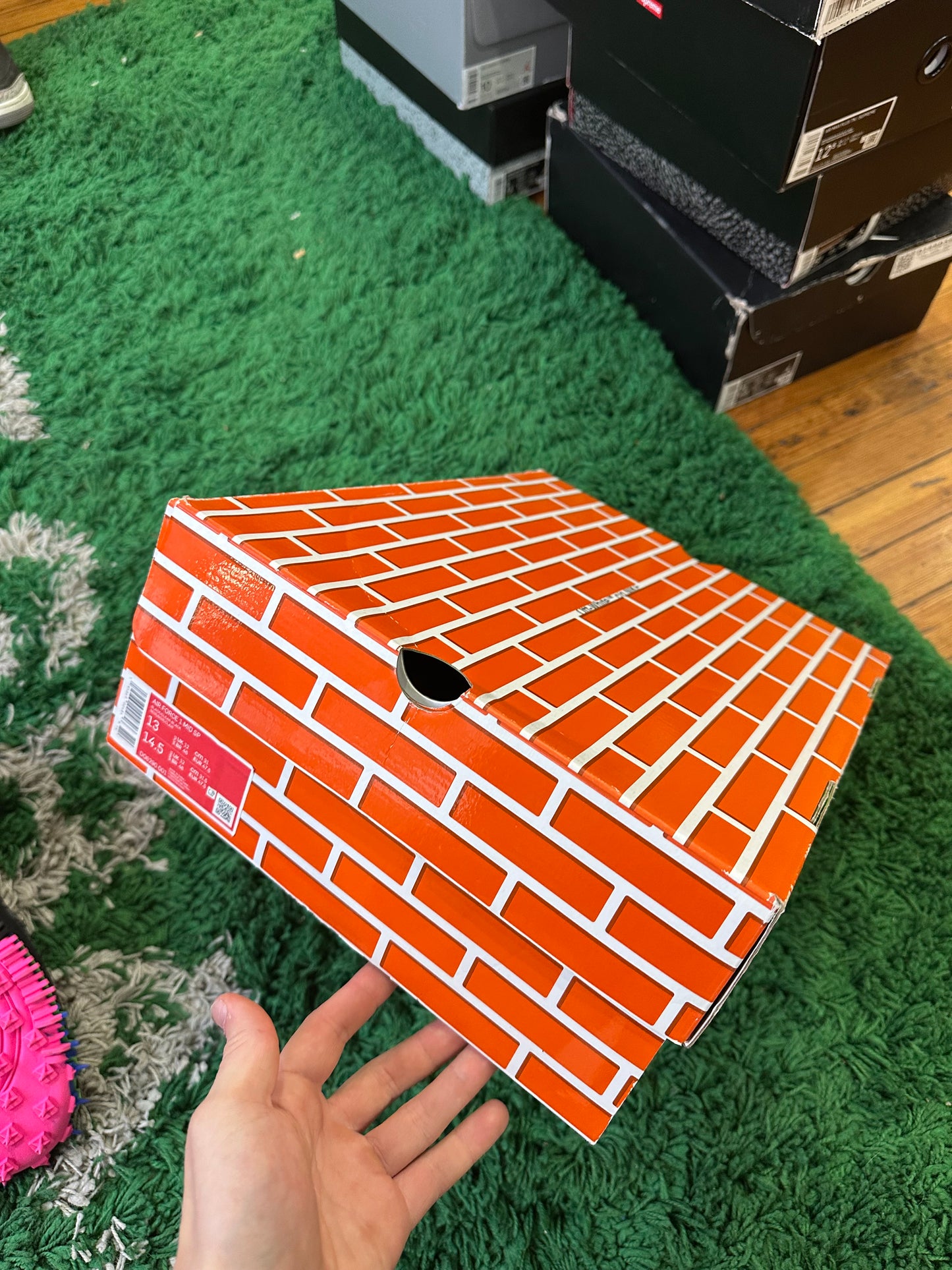 Off-White Air Force 1 Mid “Black”