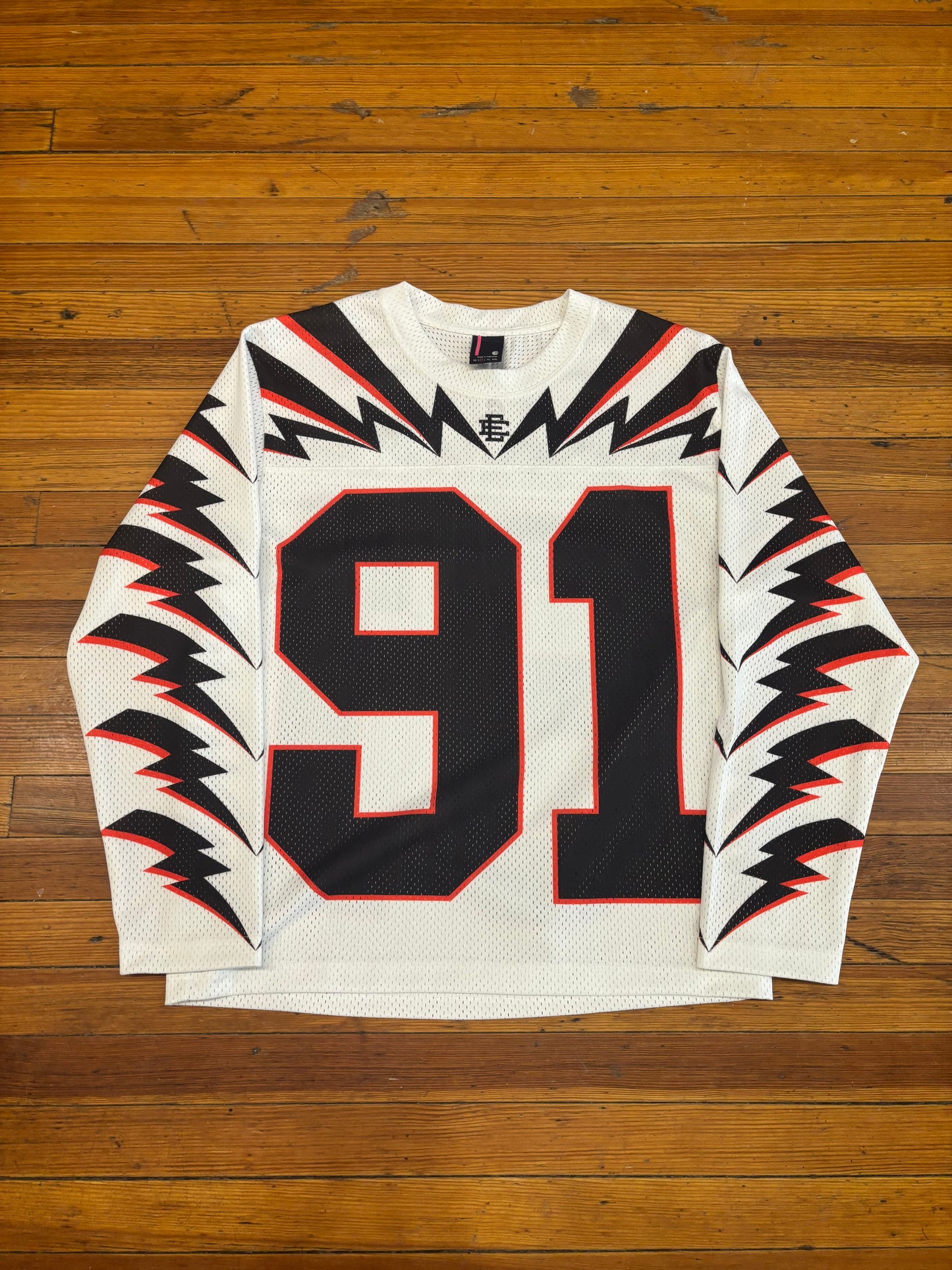 Eric Emanuel Long Sleeve Jersey “Black Orange White”