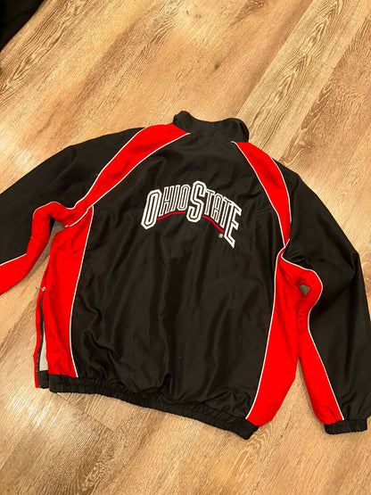 Vintage Ohio State Pullover Windbreaker Jacket 58 Sports (XXL)