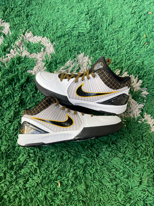Nike Kobe 4 Protro “White Black Del Sol”