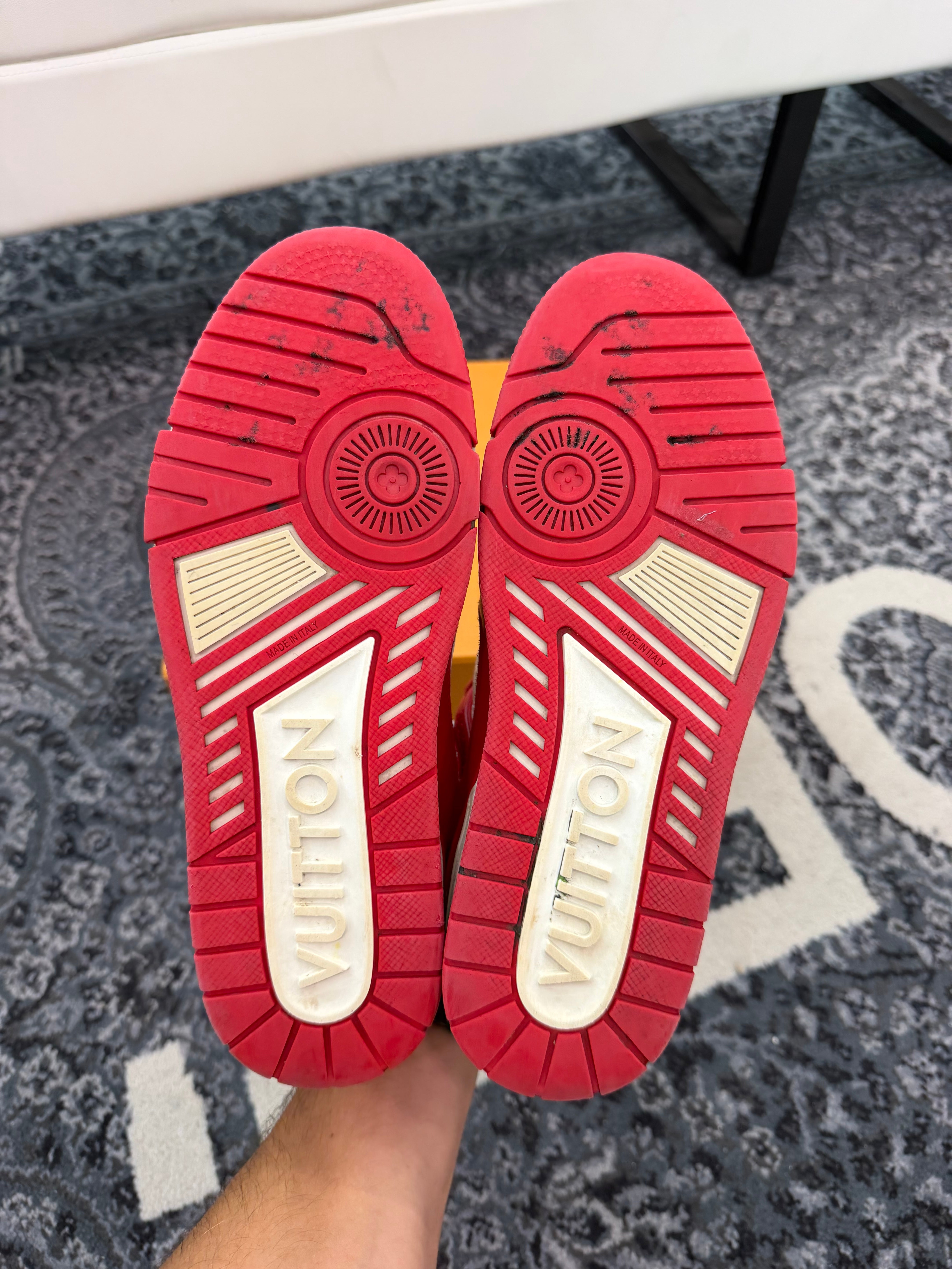 Louis Vuitton Trainer Low “Red White”