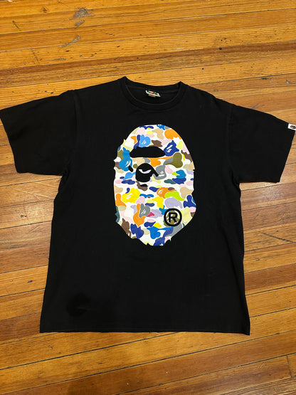 BAPE Tee “Multi Color Logo”