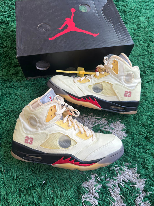 Jordan 5 Off White “Sail”