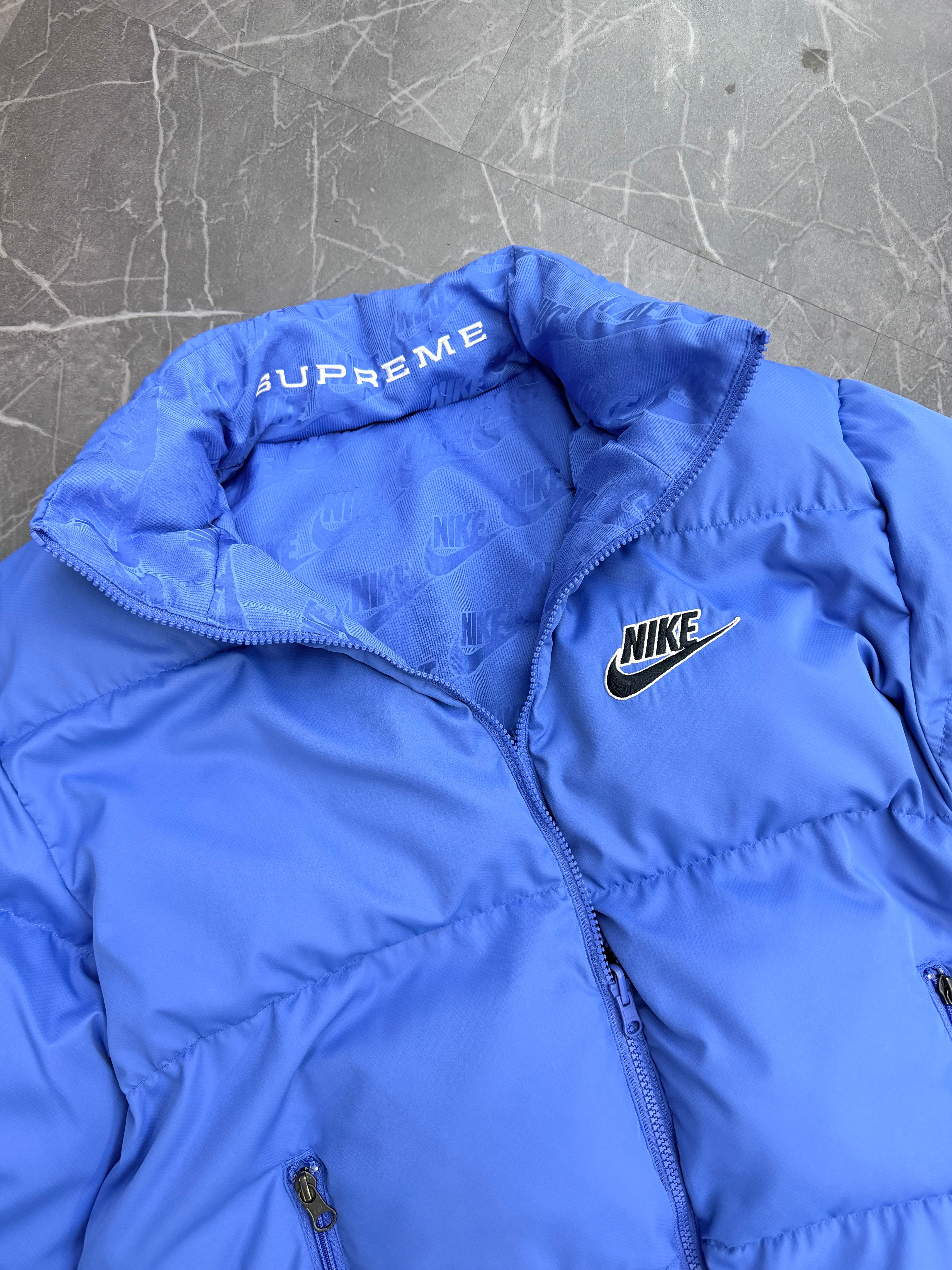 Supreme x Nike Reversible Puffer “Blue”