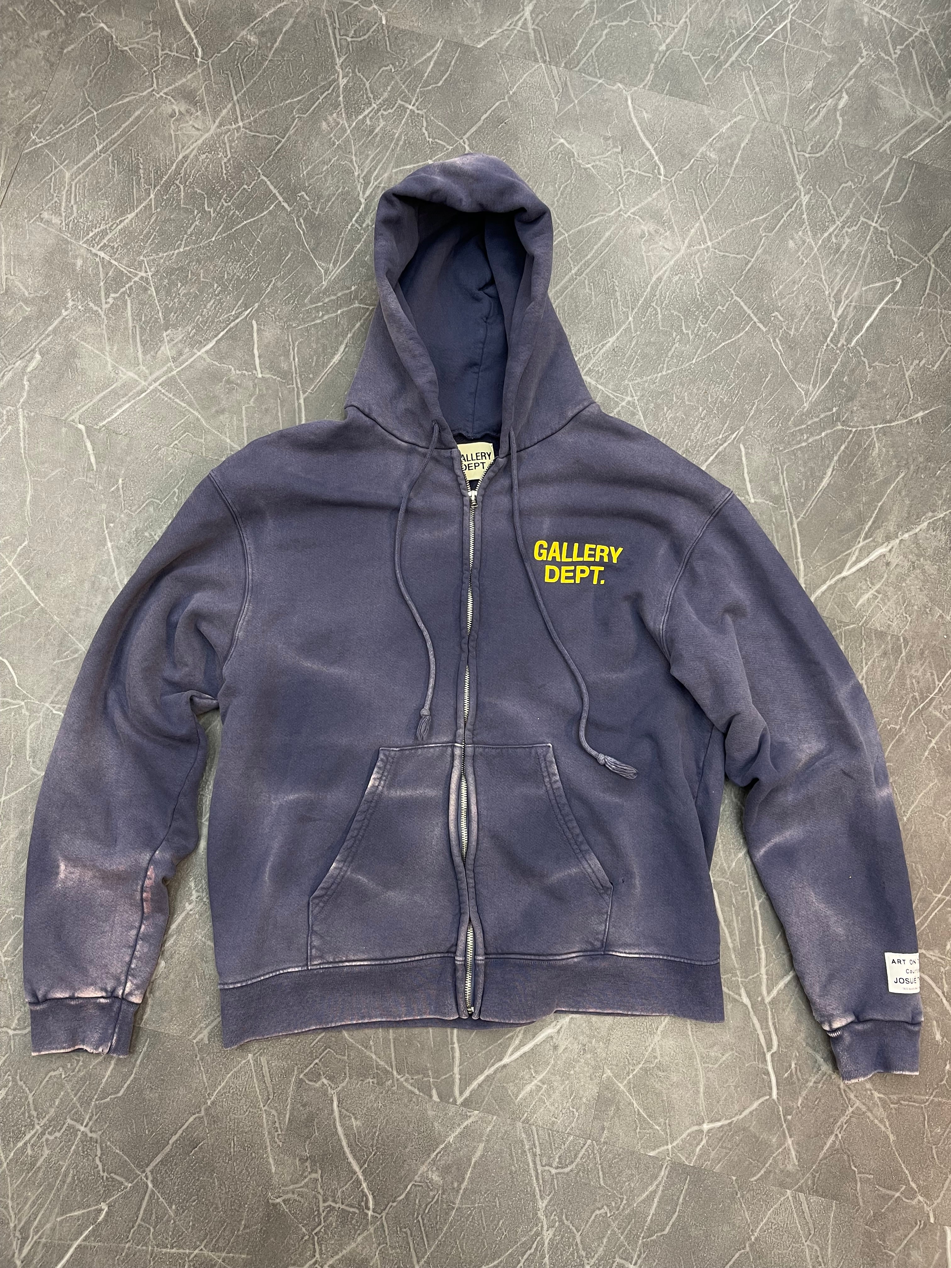 Gallery Dept. Sun Faded Zipup “Navy”