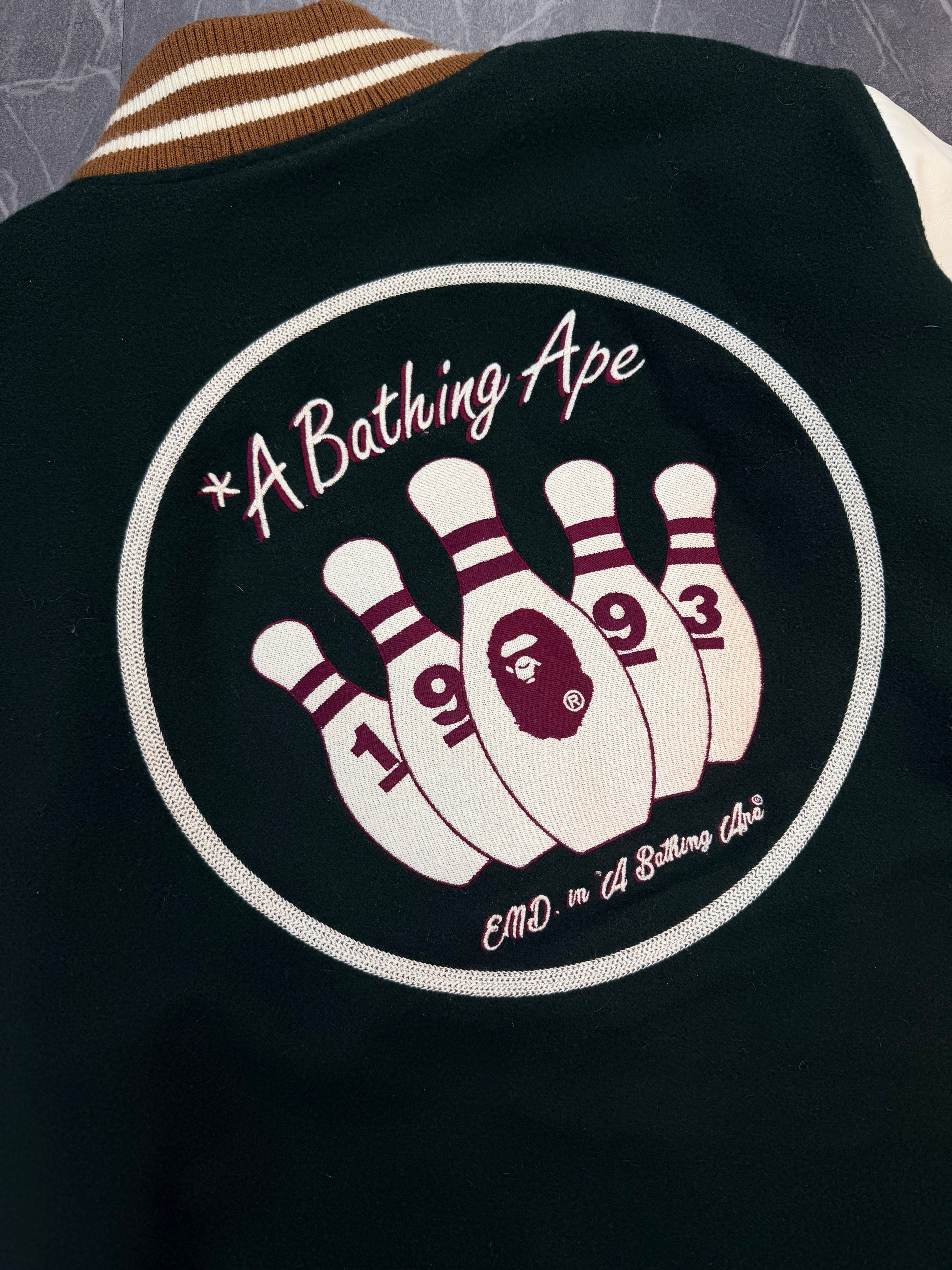 BAPE x END Varsity Jacket