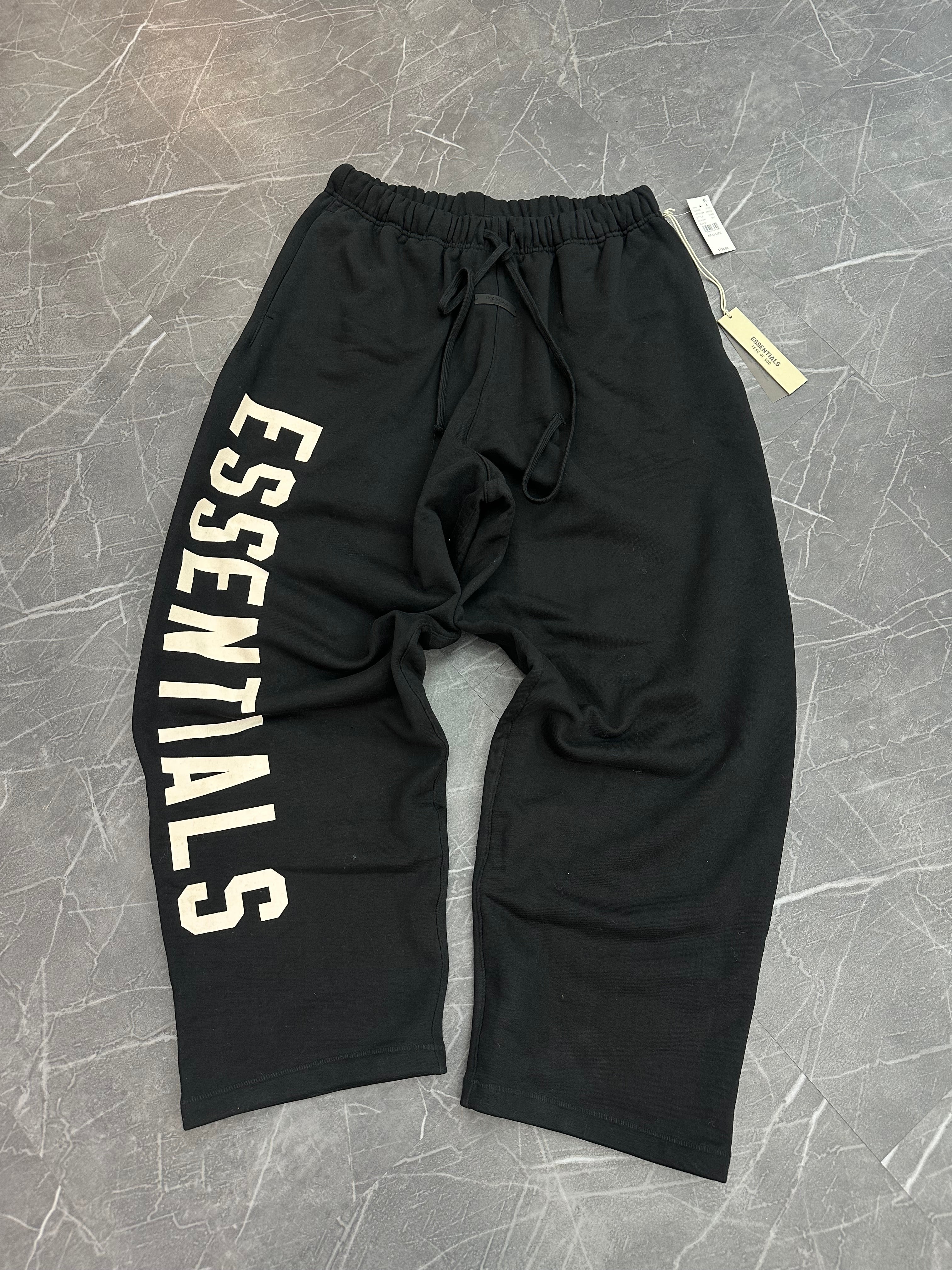 Essentials Relaxed Sweatpants Leg AOP “Black”