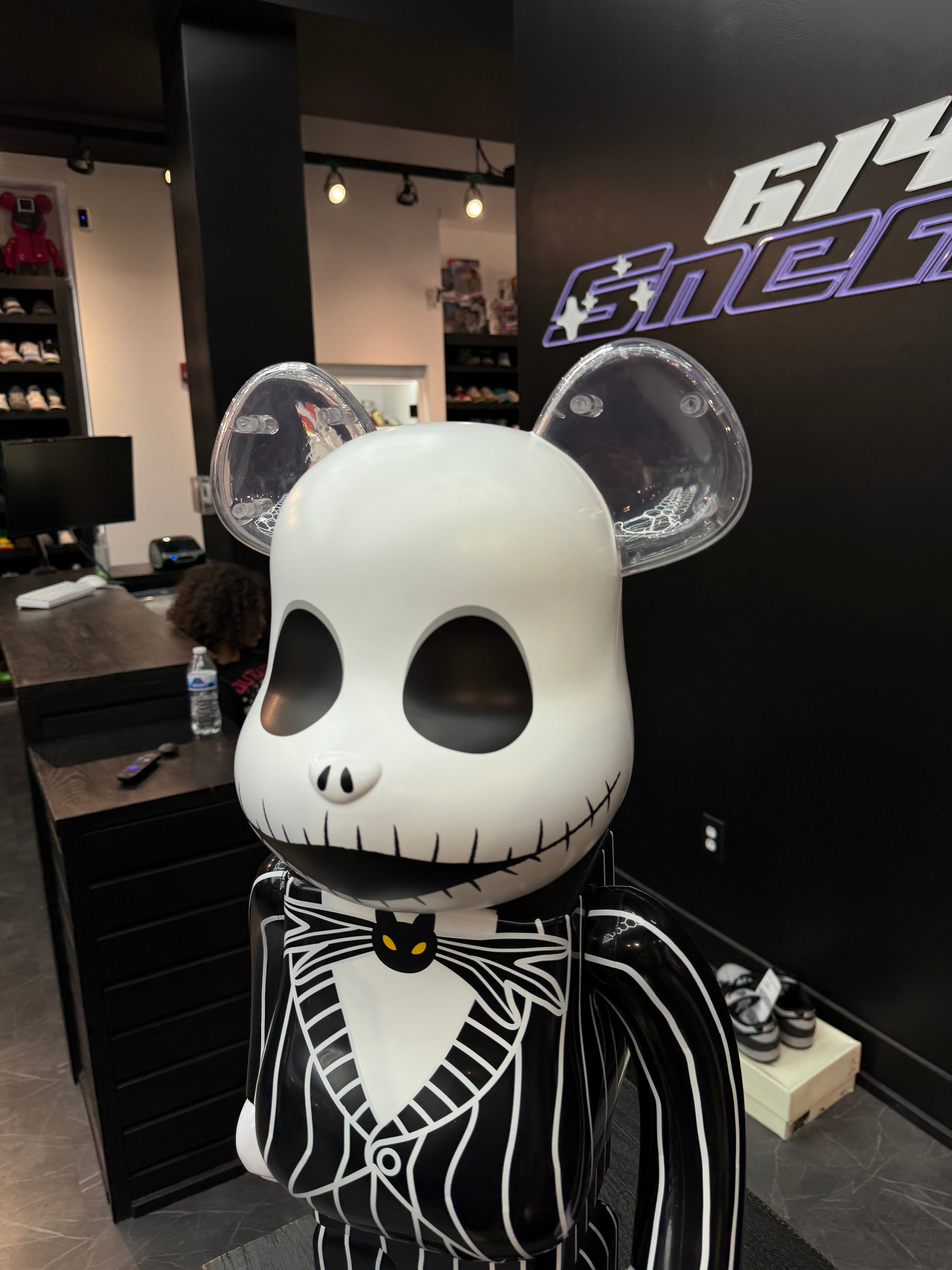 Bearbrick x The Nightmare Before Christmas Jack Skellington 1000%