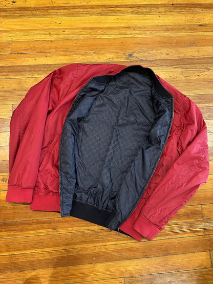 Gucci REVERSIBLE GG NYLON BOMBER
JACKET