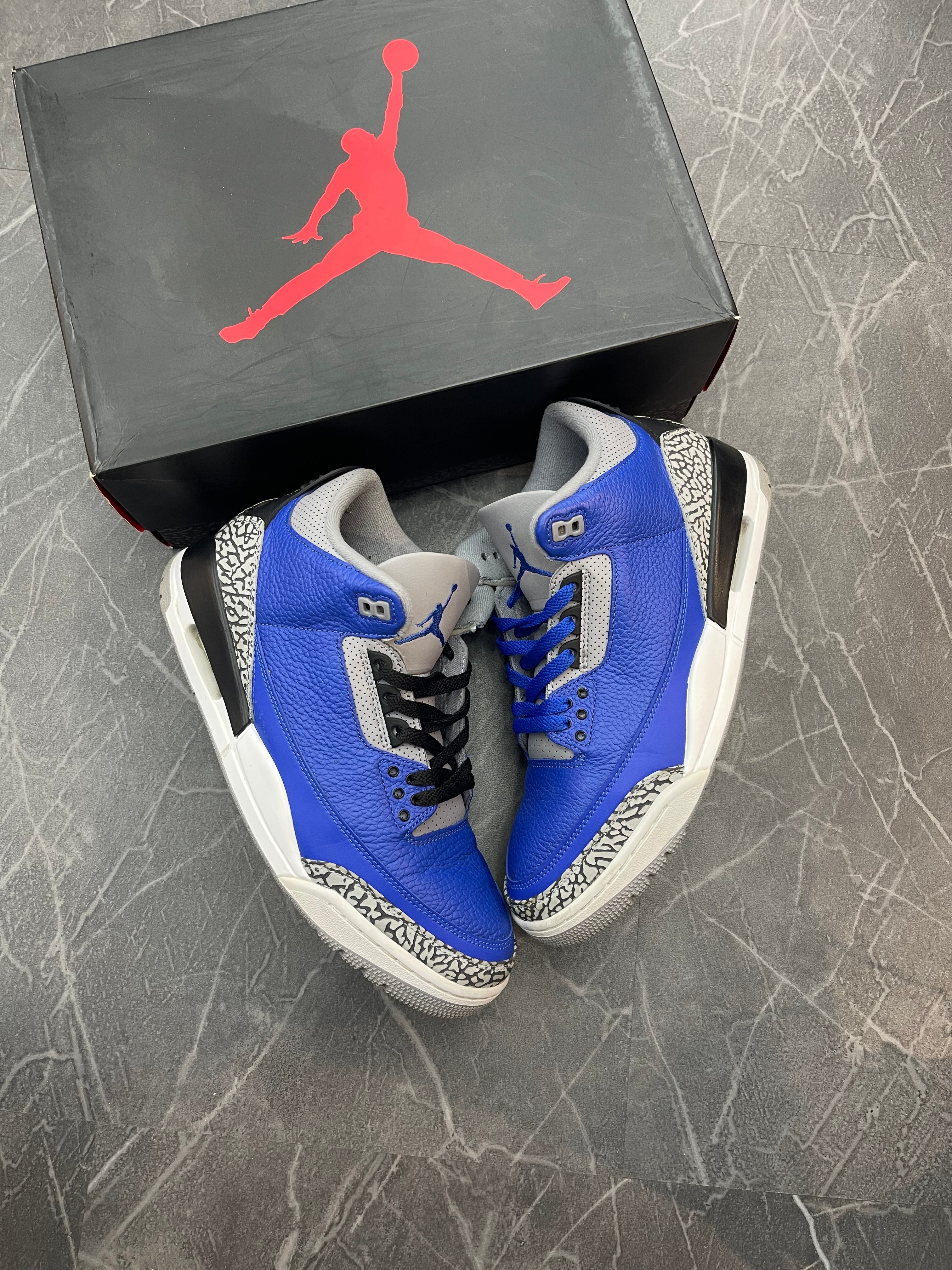 Jordan 3 “Varsity Royal Cement”