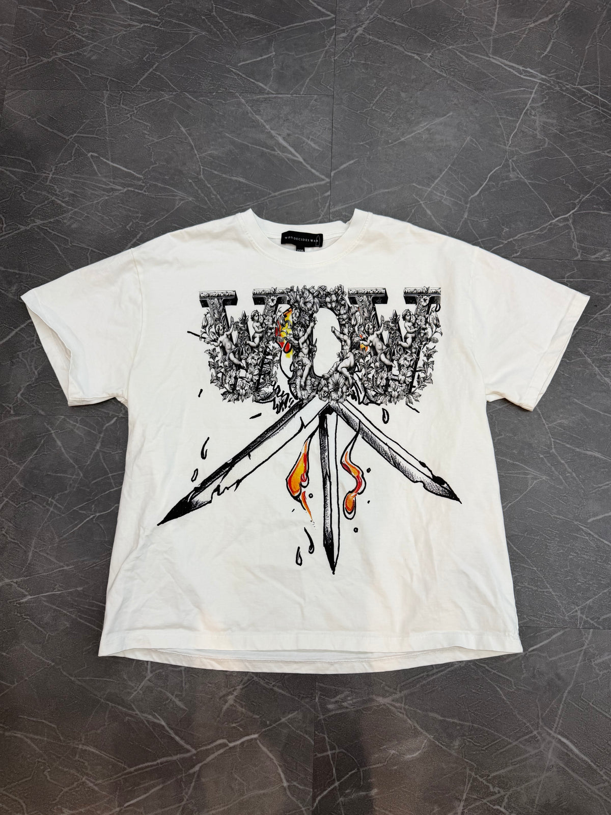Who Decides War Tee “White Knife”