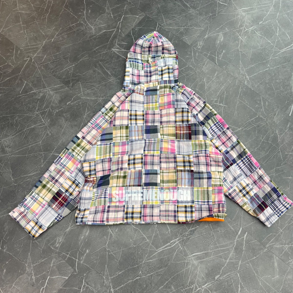 Supreme x Goodenough Patchwork Madras Hooded Jacket 'Multicolor' (Size XL) (Lightly Worn)