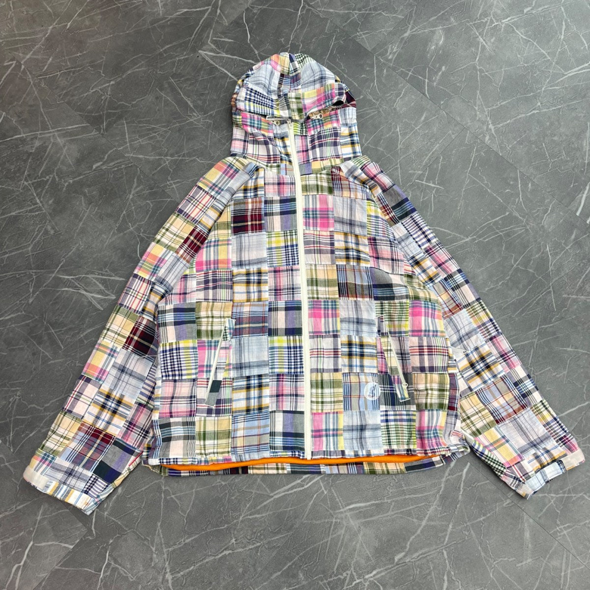 Supreme x Goodenough Patchwork Madras Hooded Jacket 'Multicolor' (Size XL) (Lightly Worn)