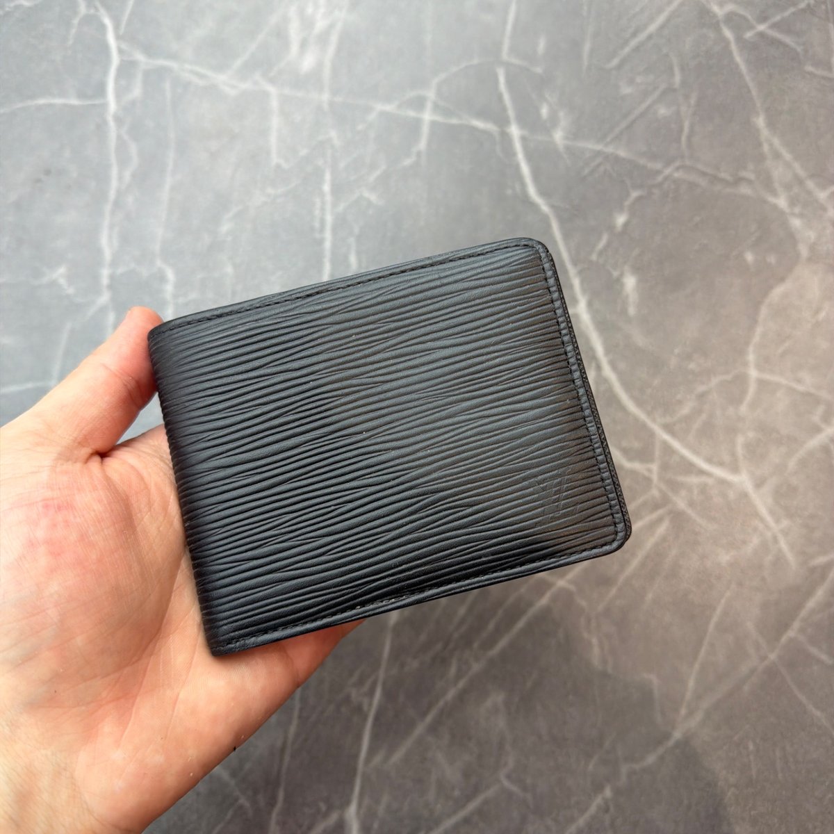 Louis Vuitton Epi Leather Wallet Black