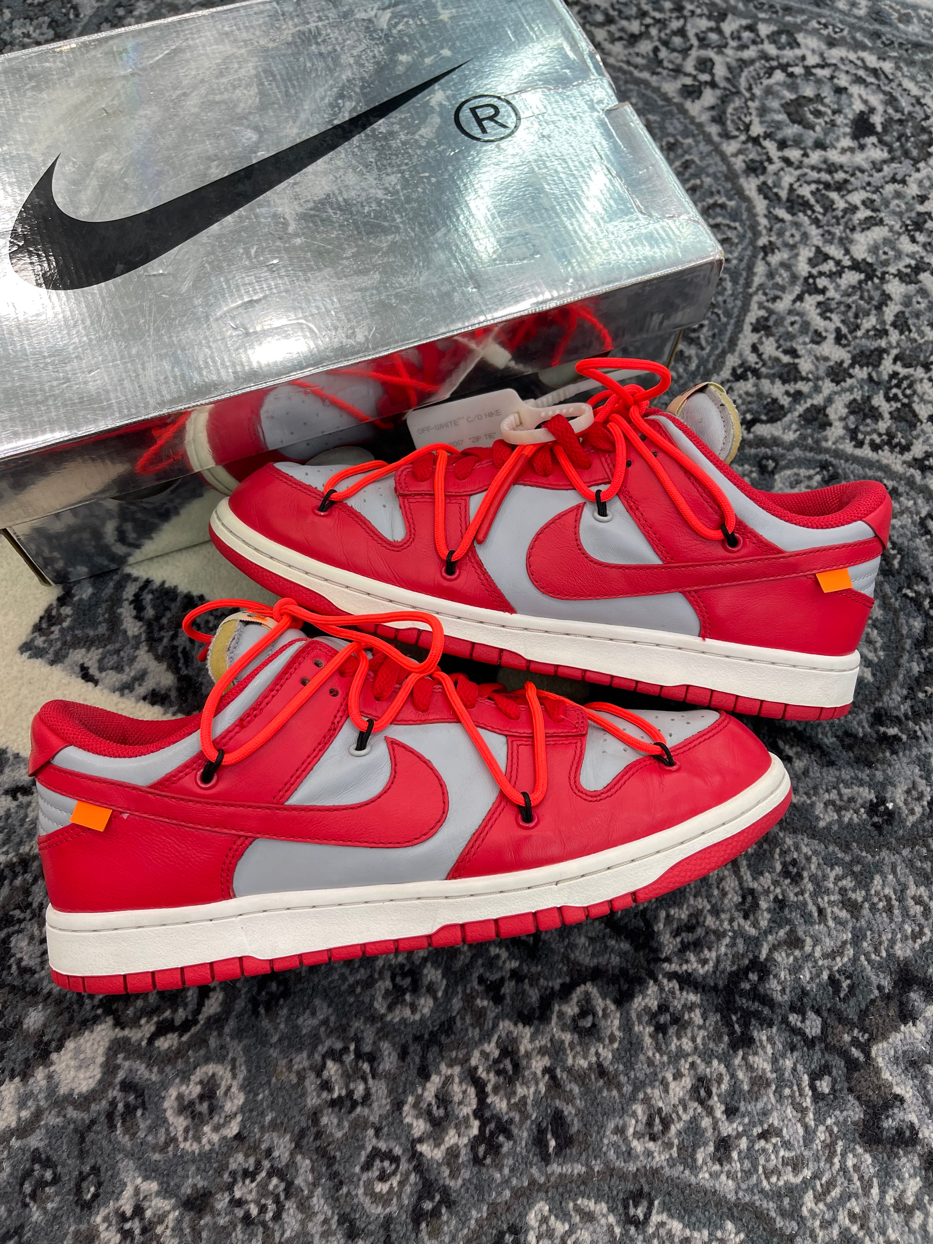 Nike Dunk Off-White “University Red”