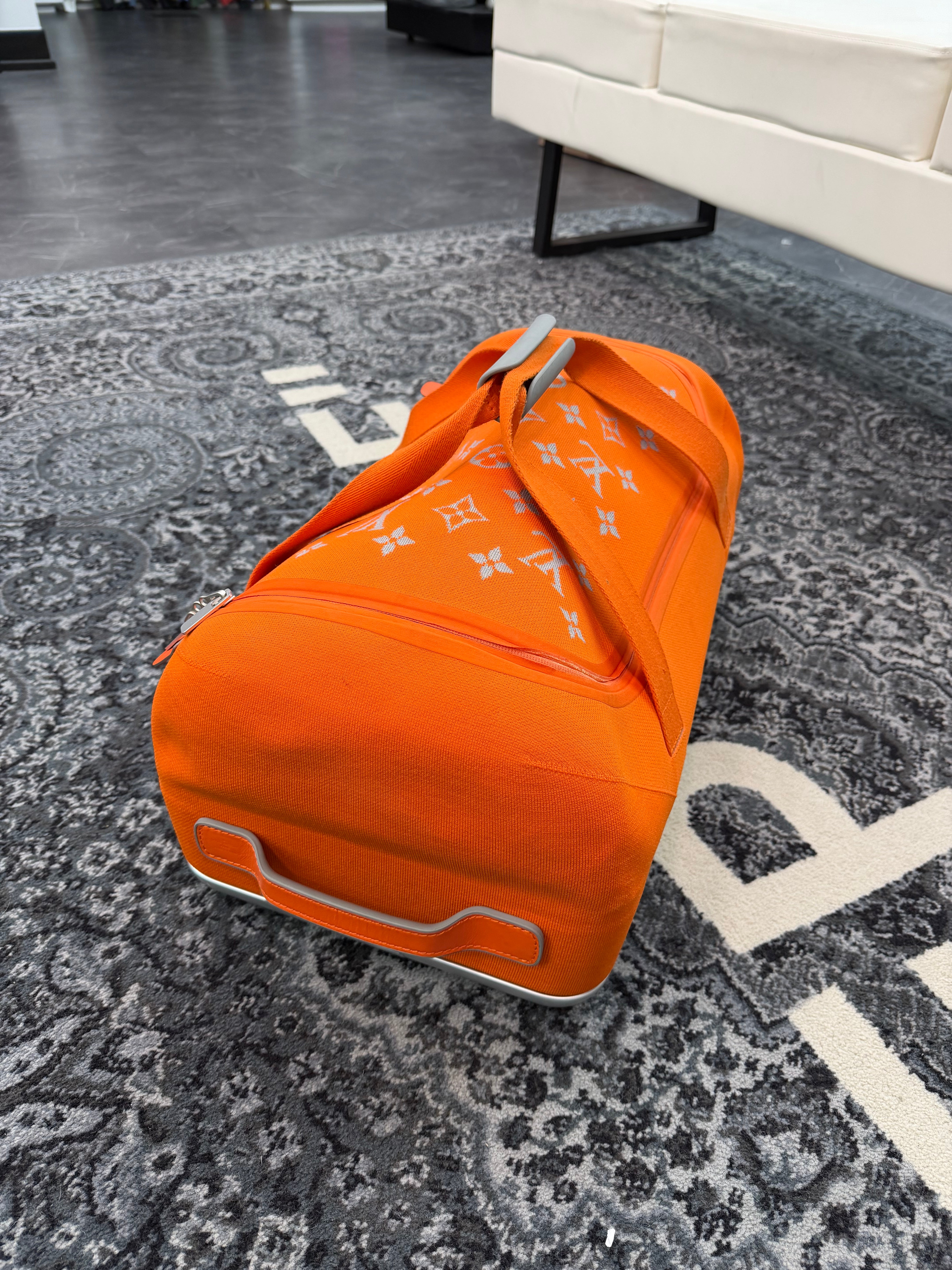 Louis Vuitton Horizon Duffle / Suit Case Soft Orange