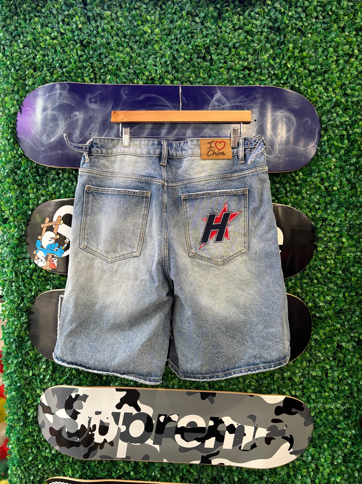 HMD Crystal Rhinestone Jorts