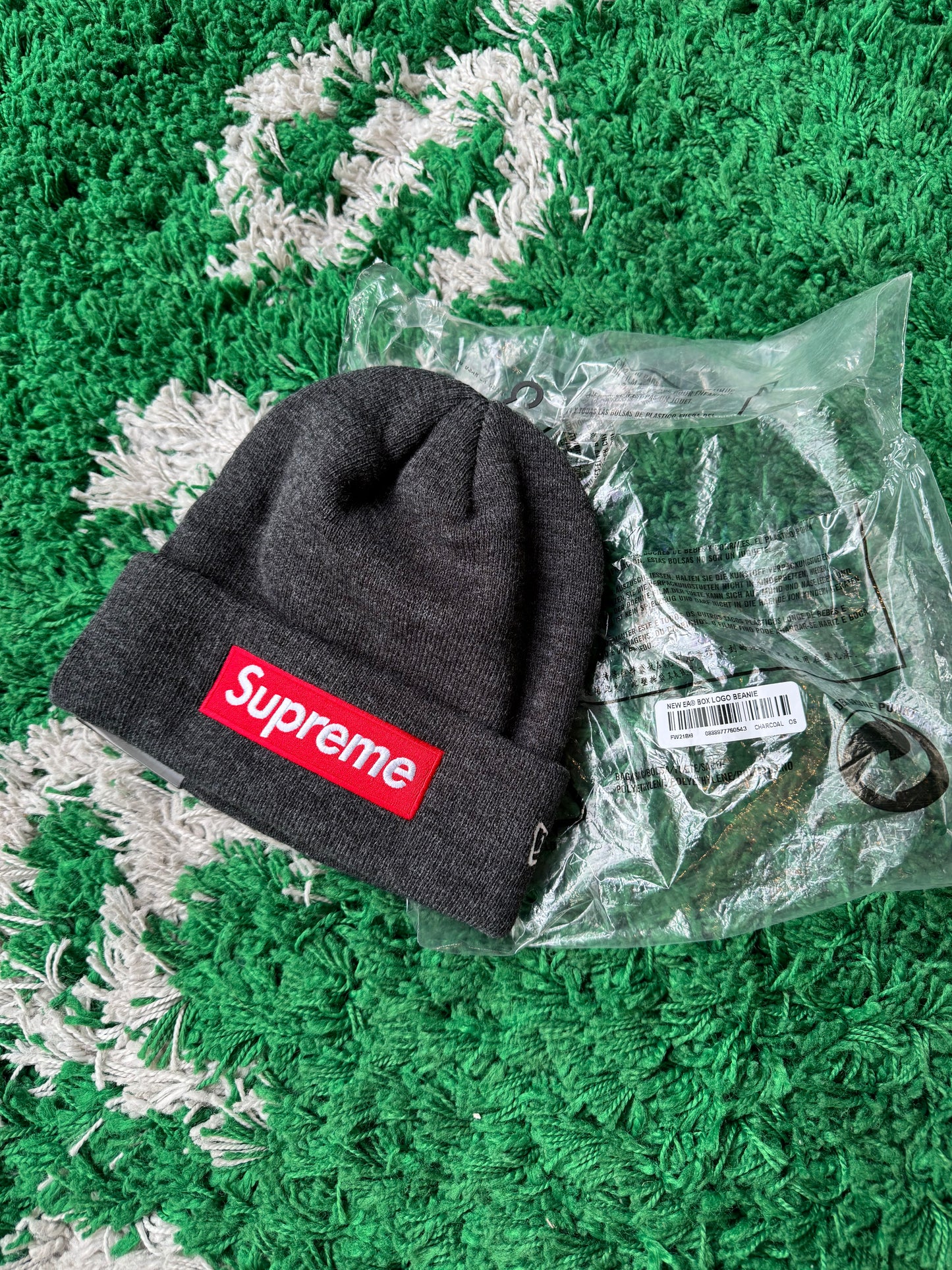 Supreme New Era Box Logo Beanie