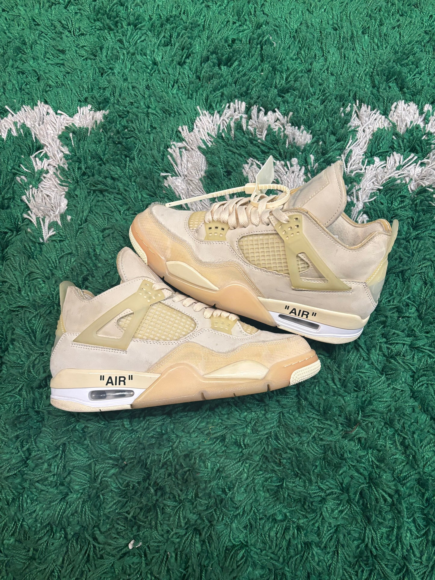 Off White x Jordan 4 “Sail”