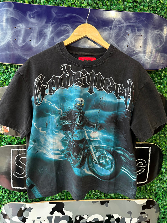 Godspeed Tee “Blue Motorcycle”
