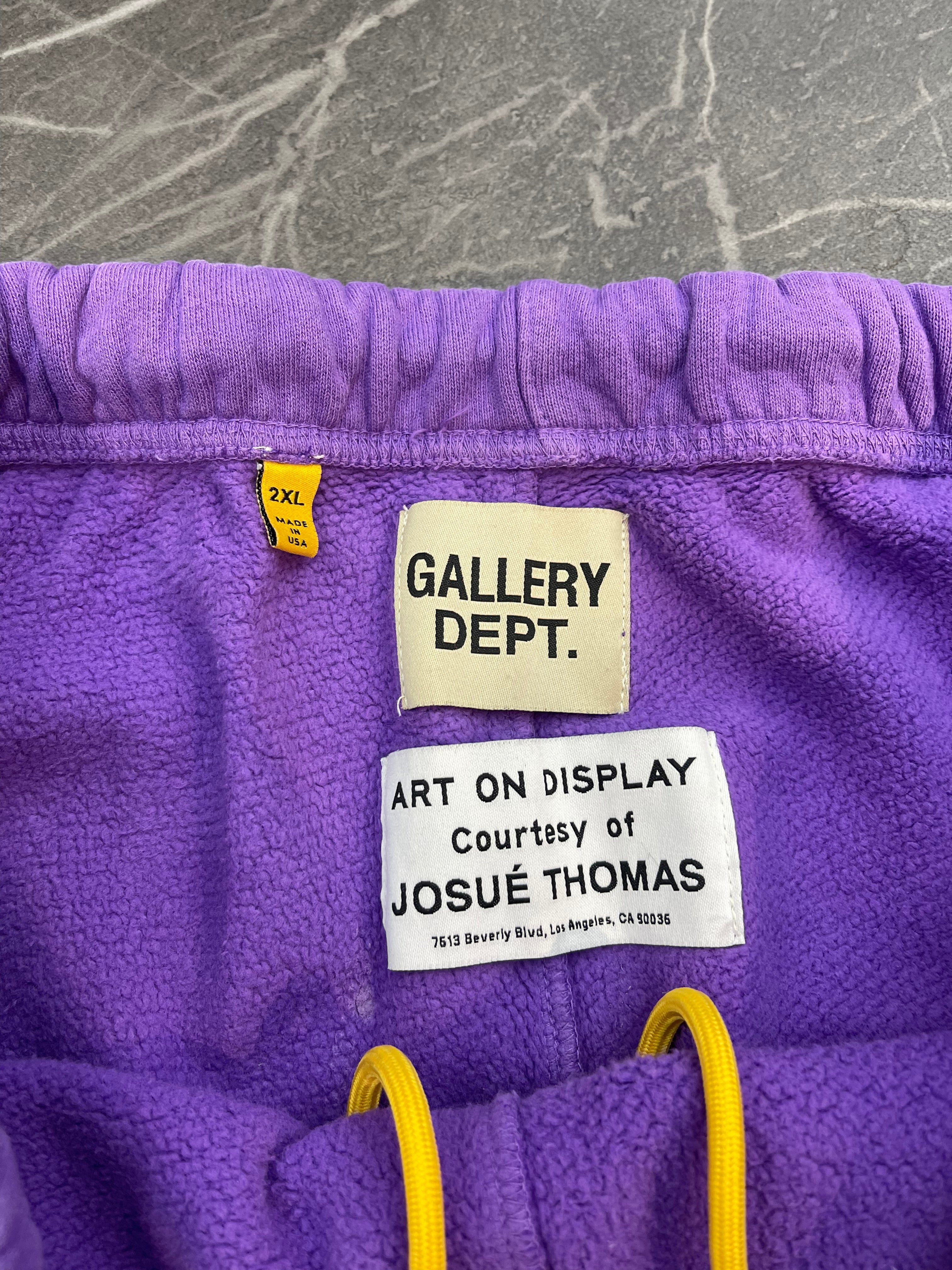 Gallery Dept Painted Flare Sweatpants Purple