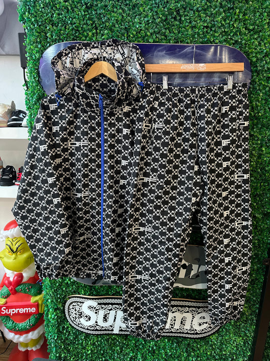 Off-White Monogram All Over Jacket + Pants