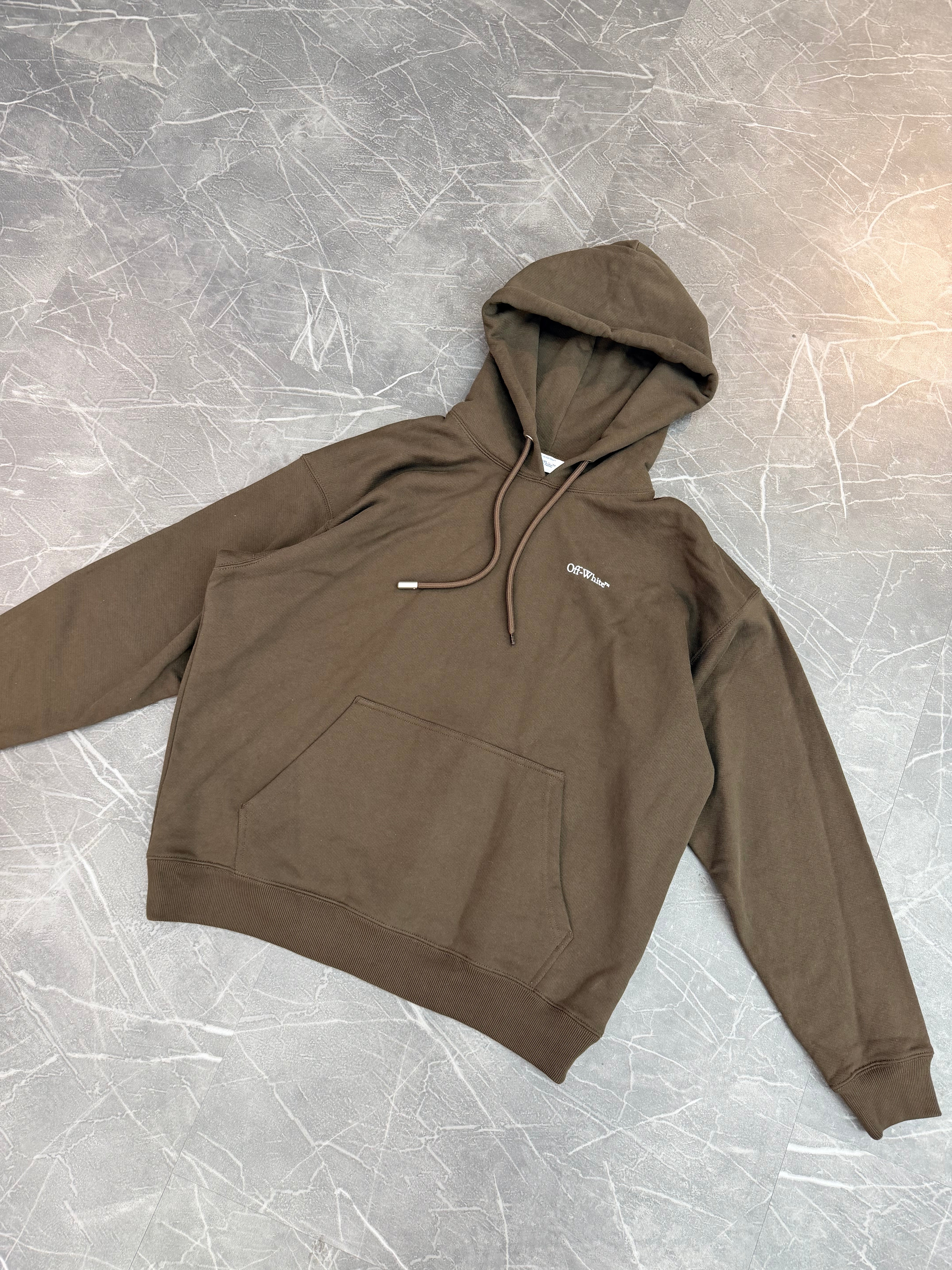 Off-White Hoodie “Brown”