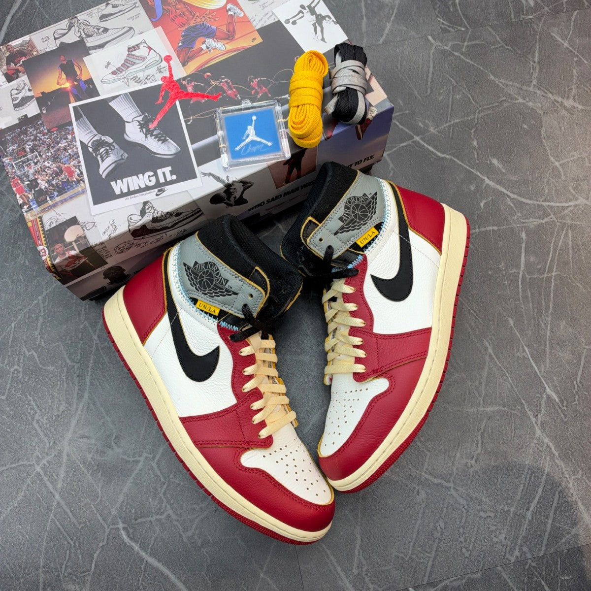 Jordan 1 Retro High OG SP Union LA Chicago Shadow - Image 1