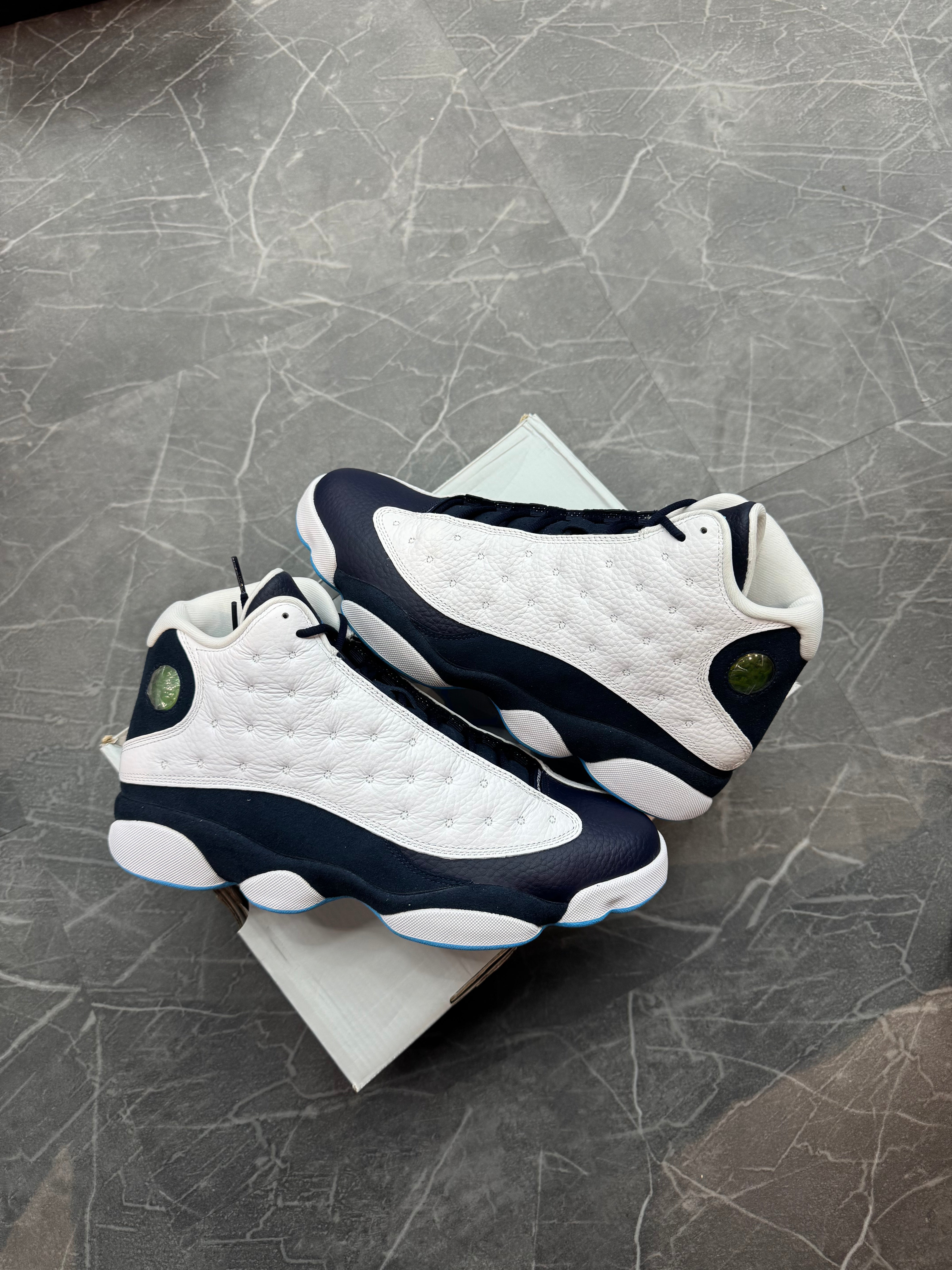 Jordan 13 “Obsidian Powder Blue White”