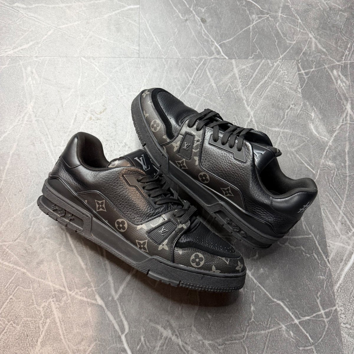 Louis Vuitton LV Trainer Black Grey