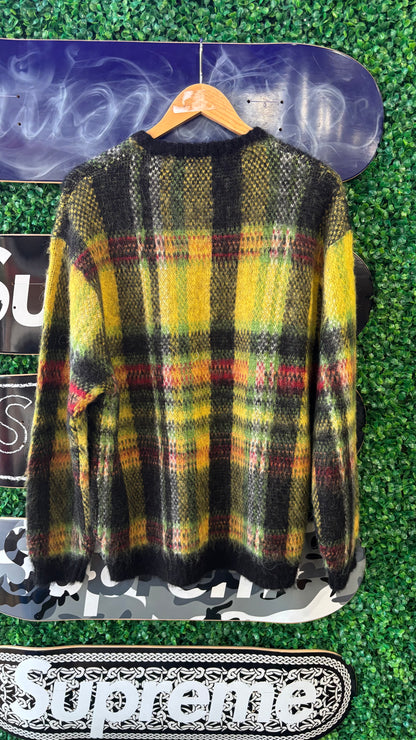 Supreme Brushed Plaid Sweater
