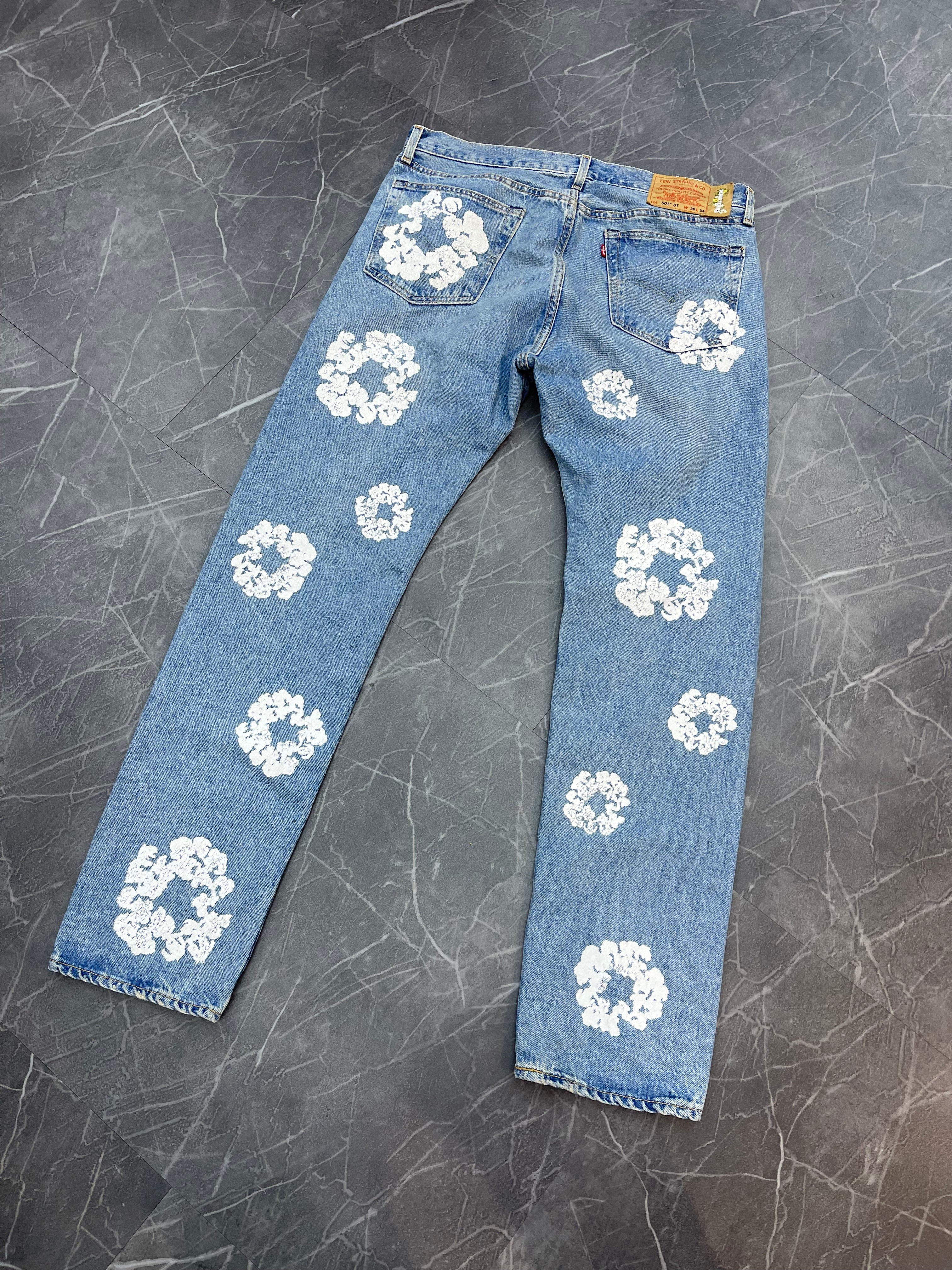 Denim Tears Cotton Wreath Denim Jeans
