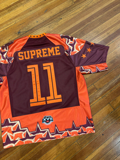 Supreme Football Jersey “Orange Stars”