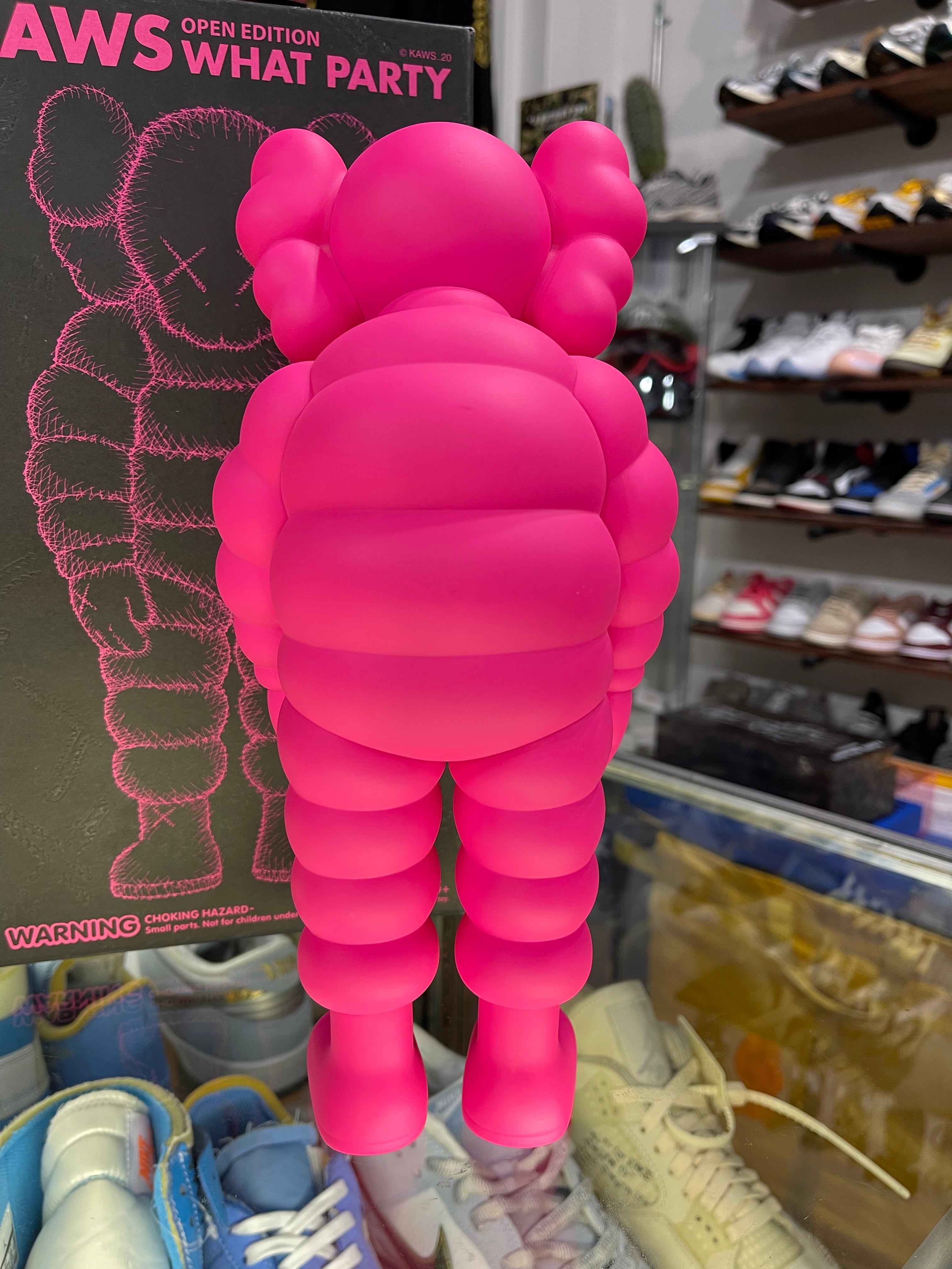 Kaws What Party Vinyl Figure “Pink”