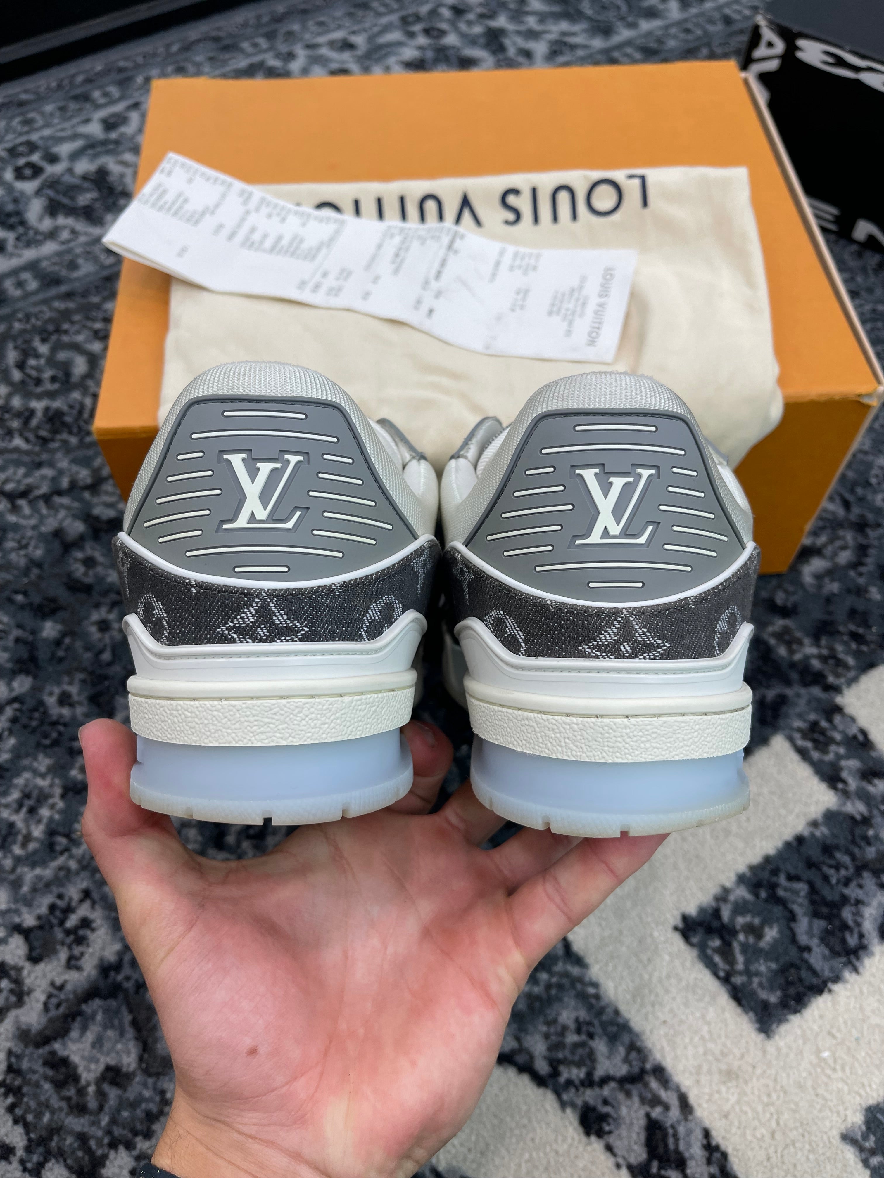Louis Vuitton Trainer “Grey Denim”