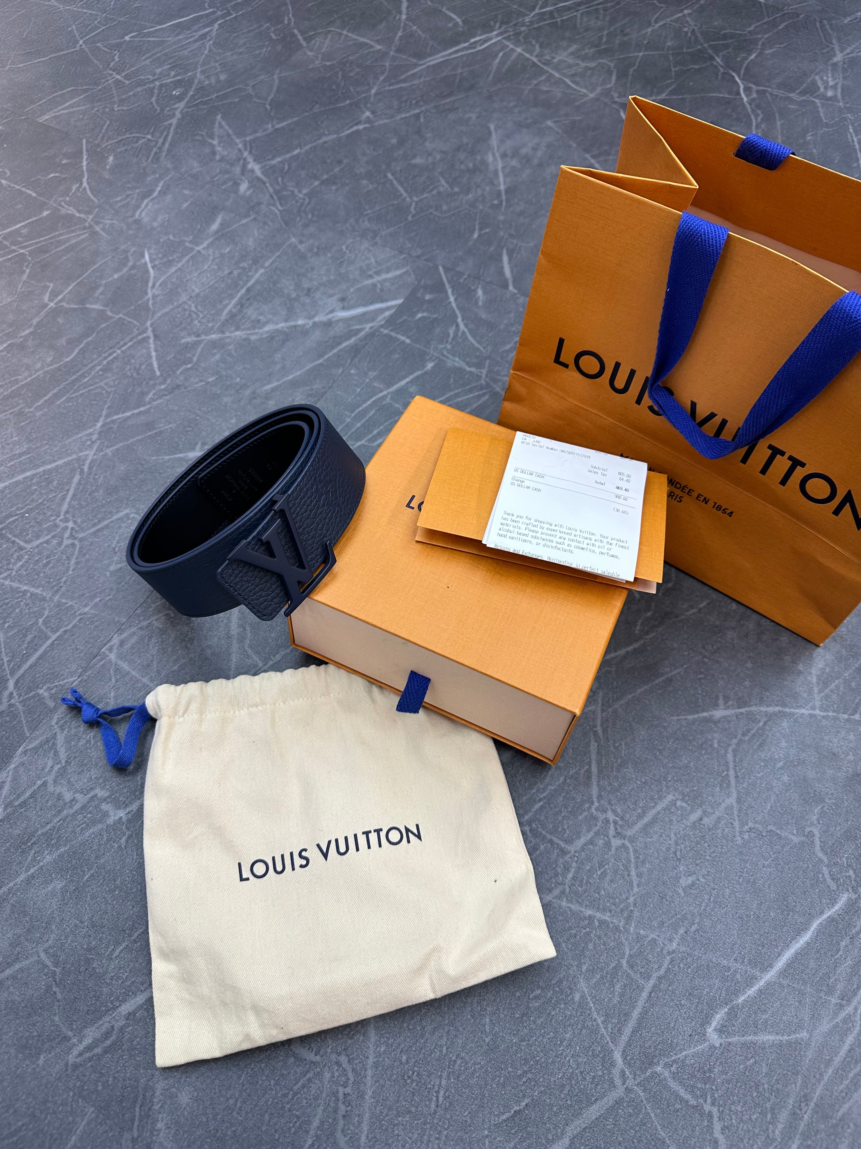 Louis Vuitton Monogram Belt “Navy”