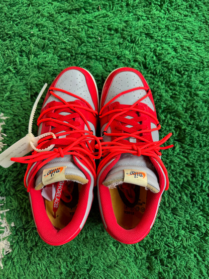 Nike Dunk Low x Off White “University Red”