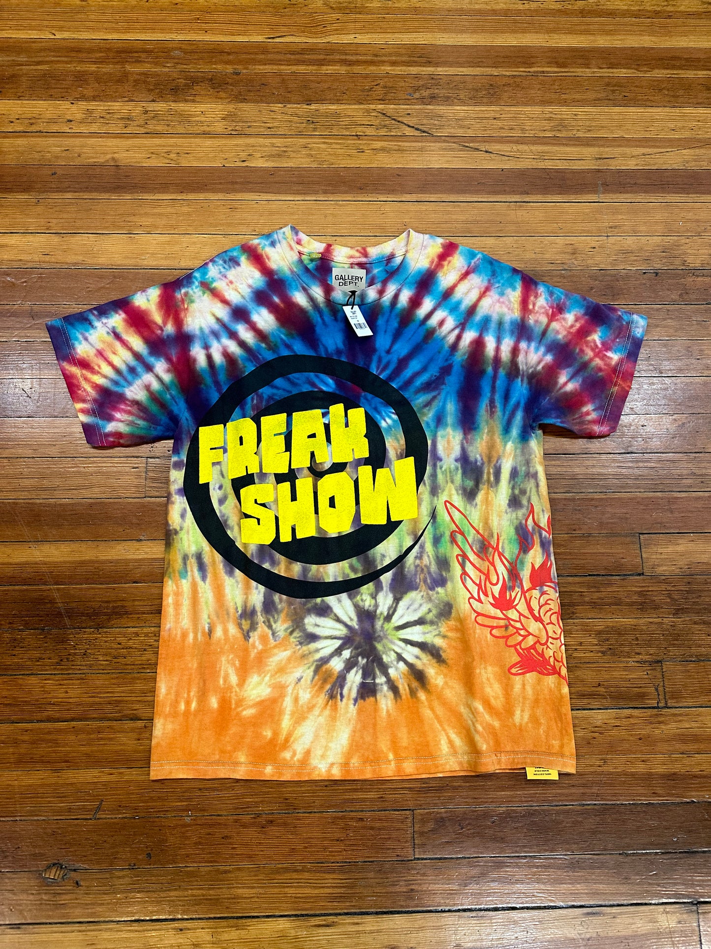 Gallery Dept Tee “Freak Show Tie Dye”