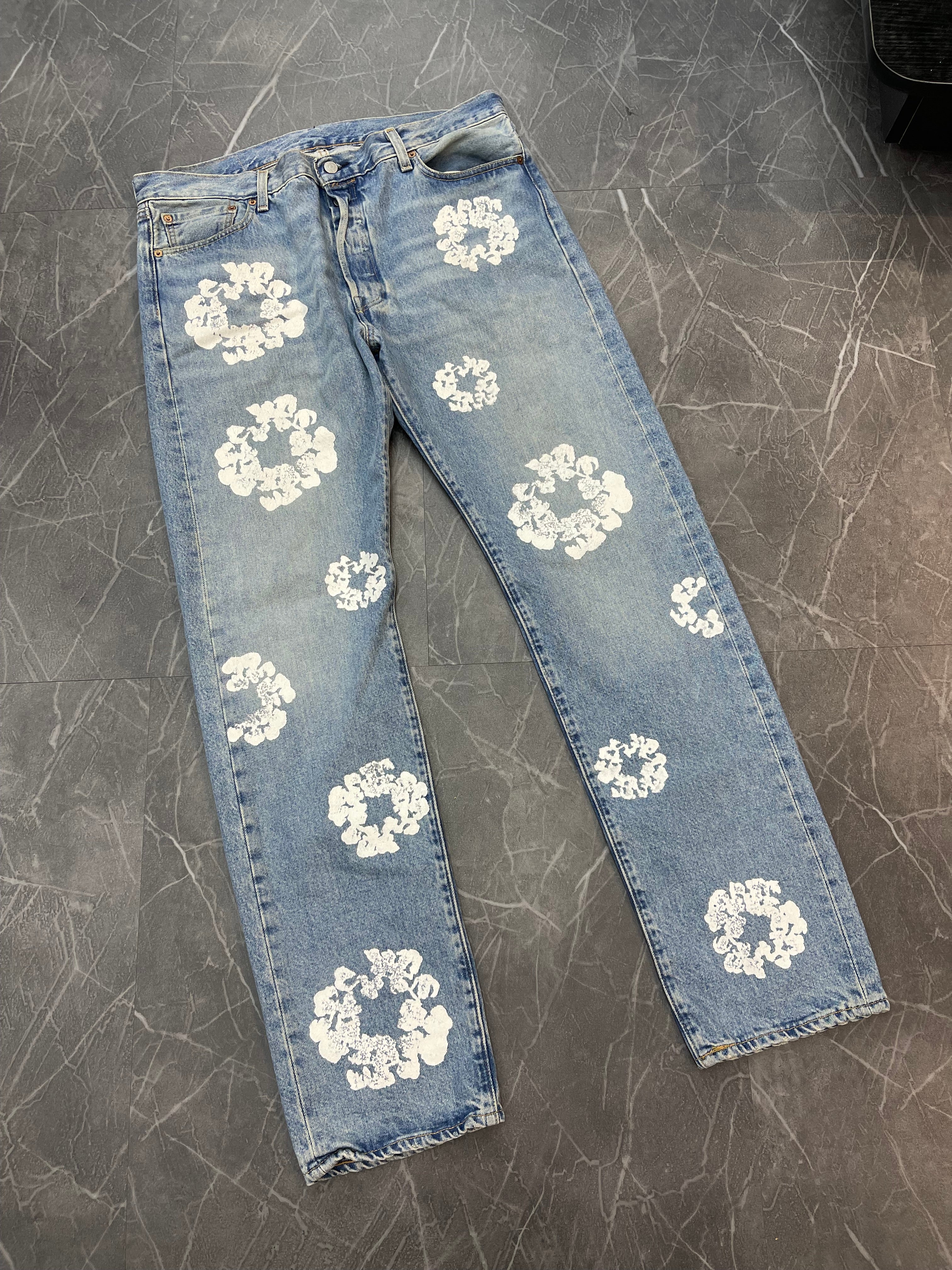 Denim Tears Cotton Wreath Denim Jeans